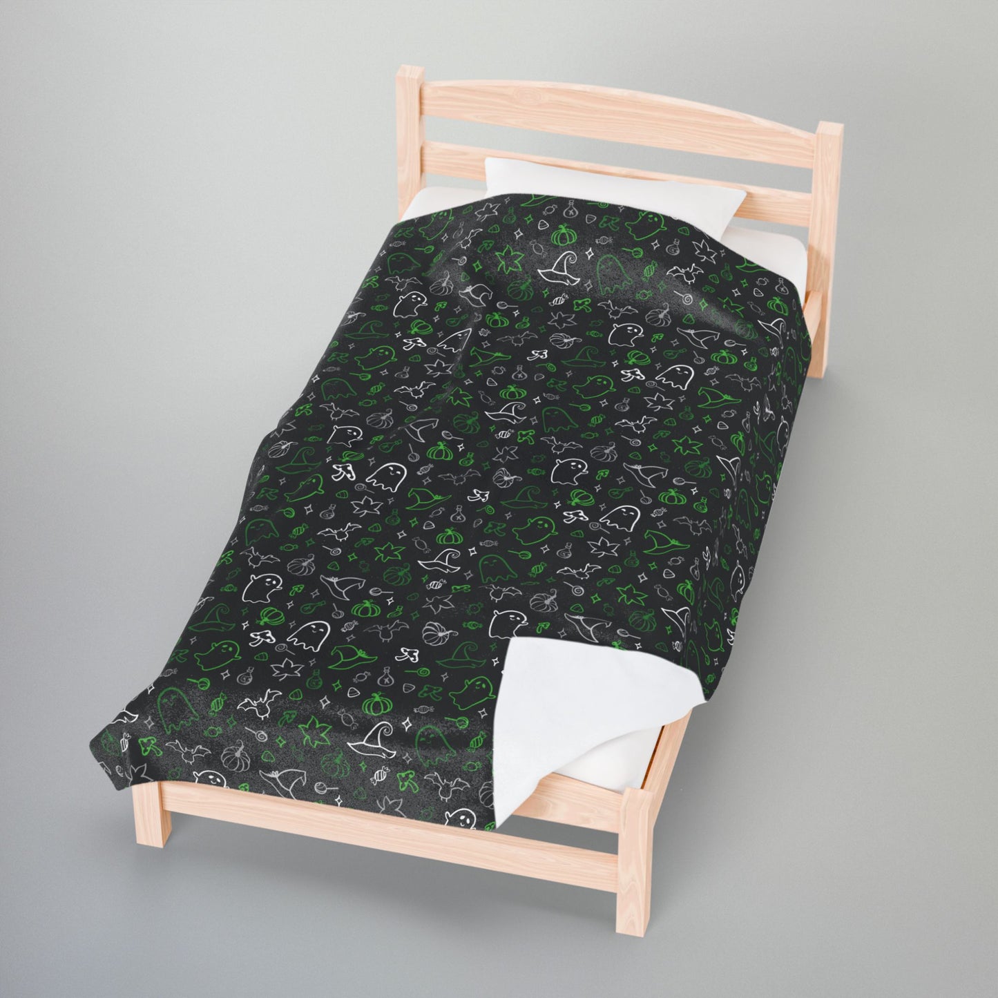 Demiromantic Pride Halloween Velveteen Plush Blanket
