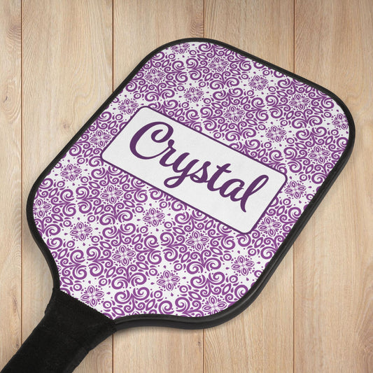 Frilly Purple Pickleball Paddles