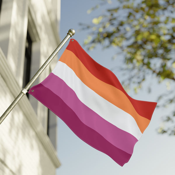 24'' × 36'' Lesbian Pride Flag with Grommets