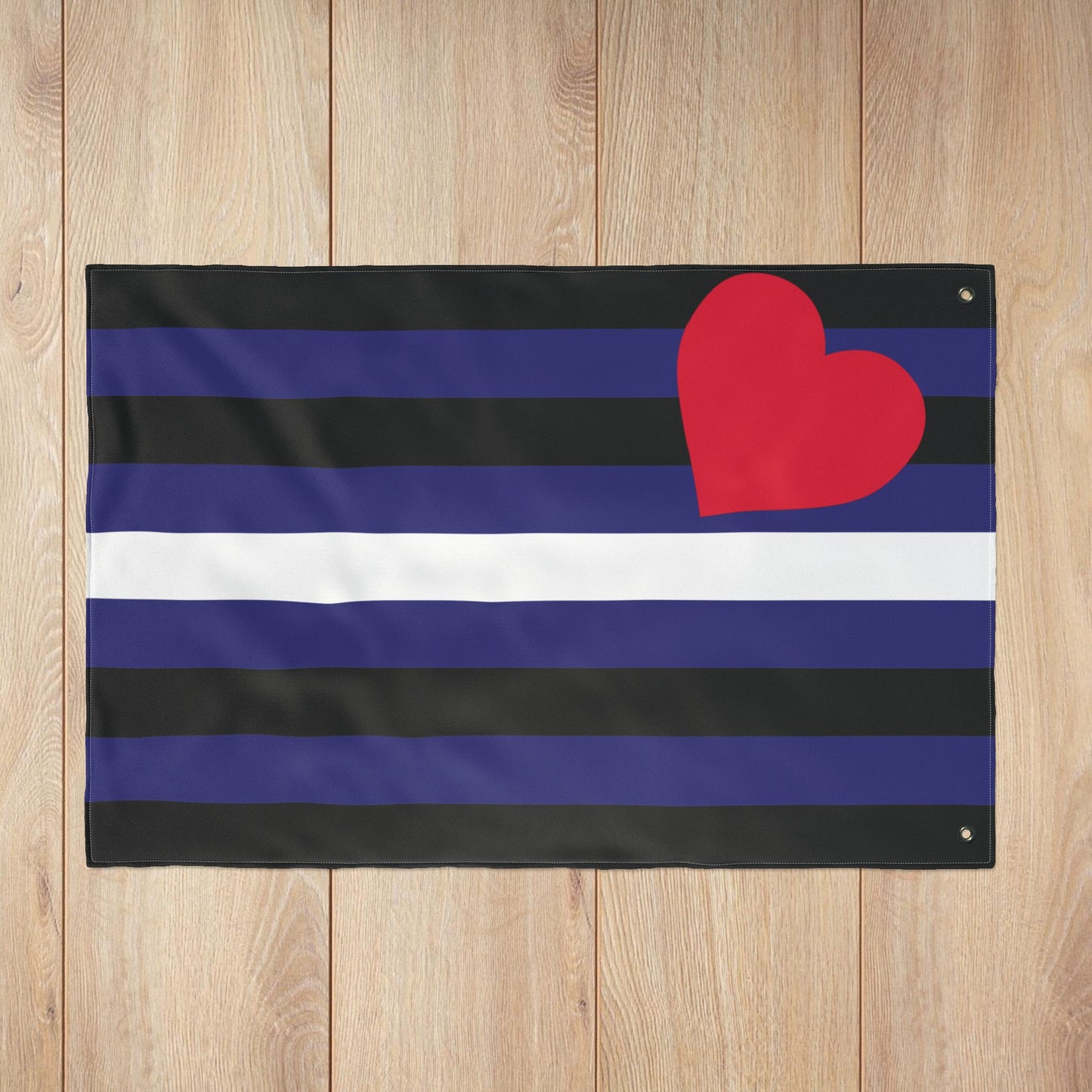 Leather, Kink, Fetish, and BDSM Pride Double-Sided Flag with Grommets