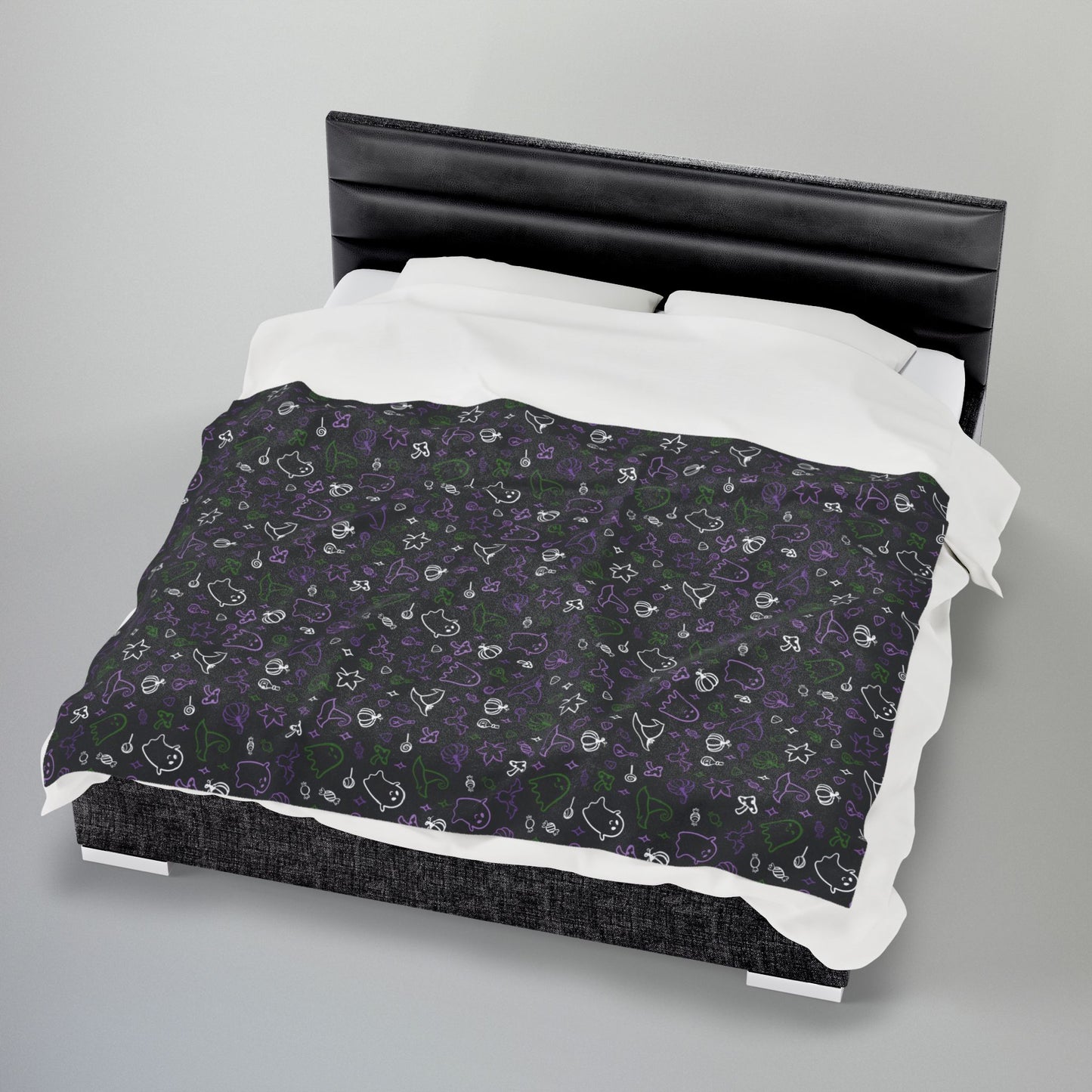 Genderqueer Pride Halloween Velveteen Plush Blanket