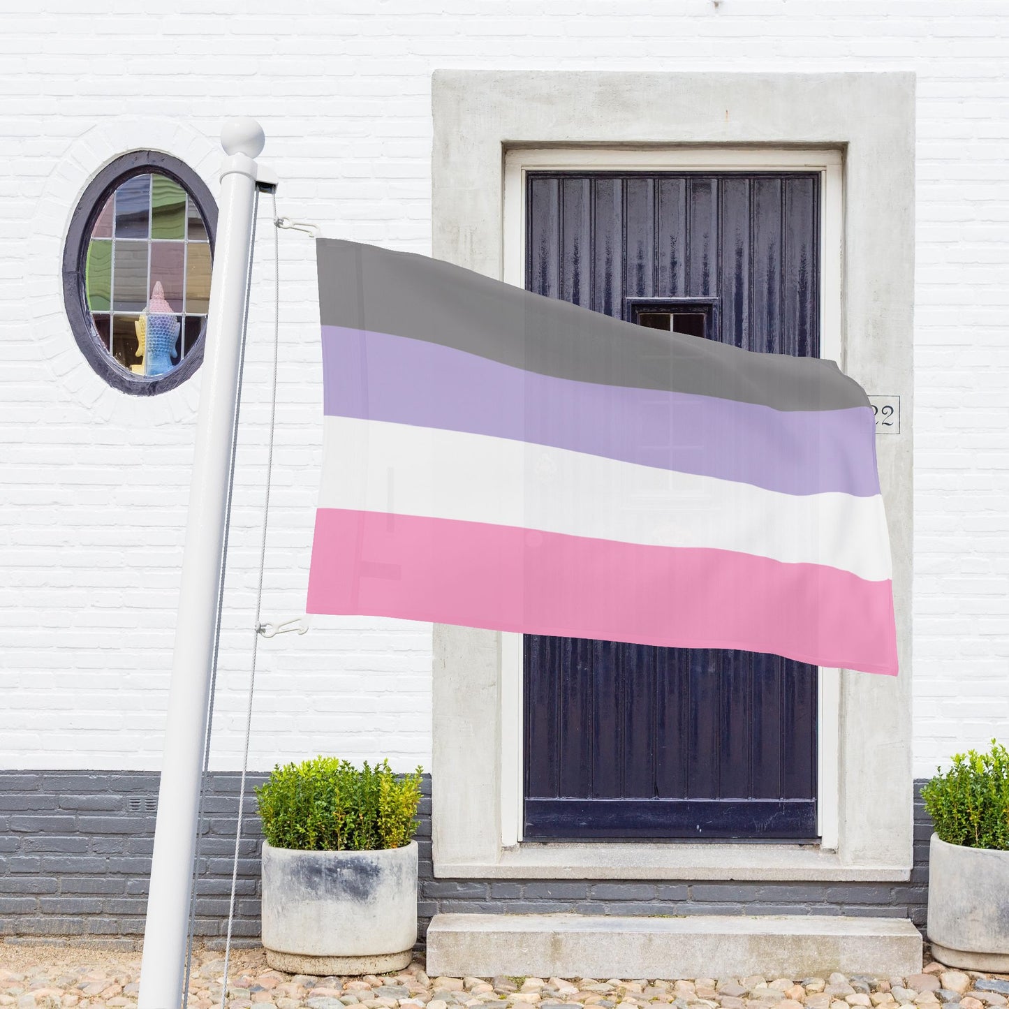 Cupiosexual Pride Flag (Single Sided Print), LGBTQIA+ Kalossexual Pride Flags, LGBTQ+ Cupio Pride
