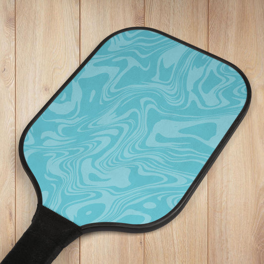 Teal Swirl Pickleball Paddles