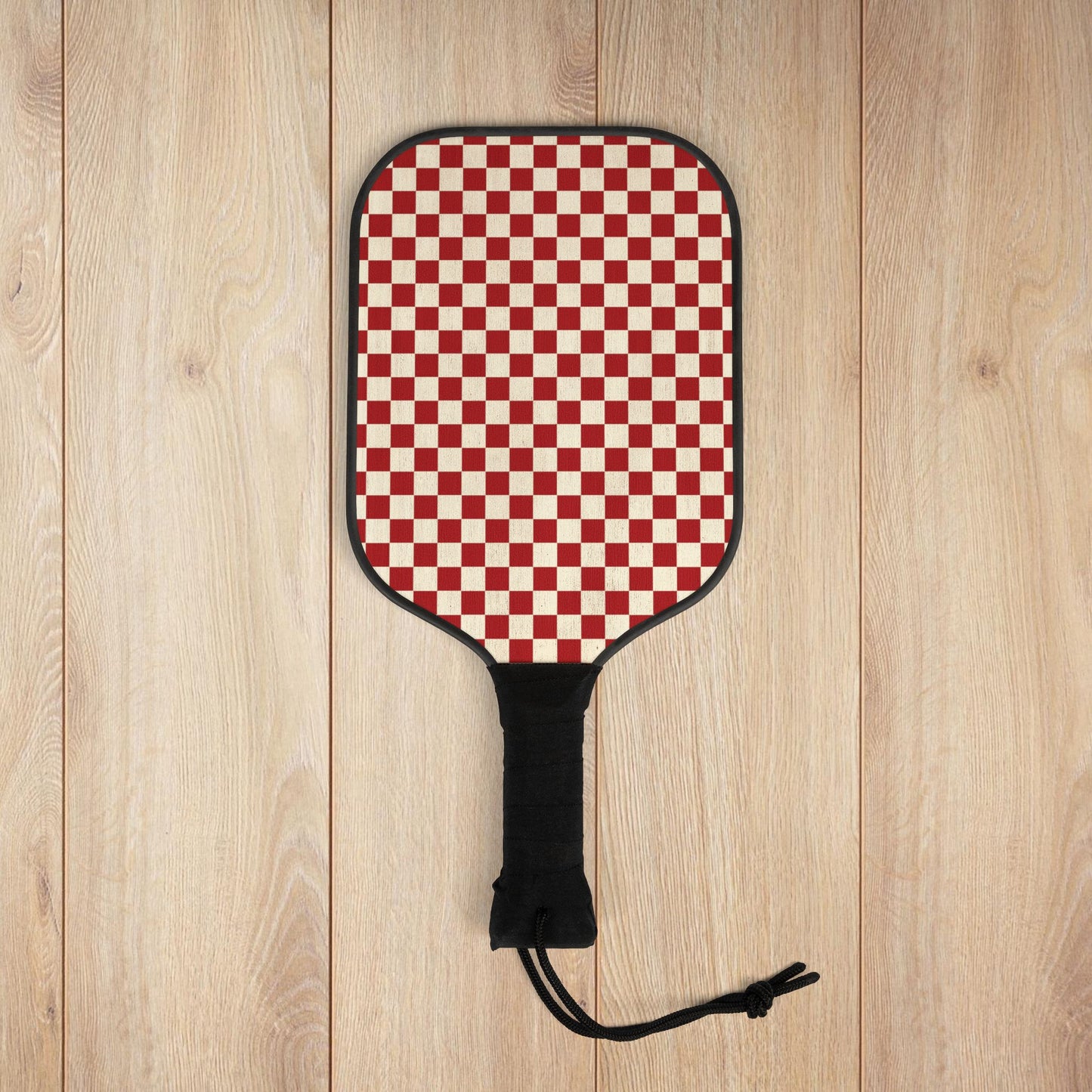 Red Checkered Pickleball Paddles