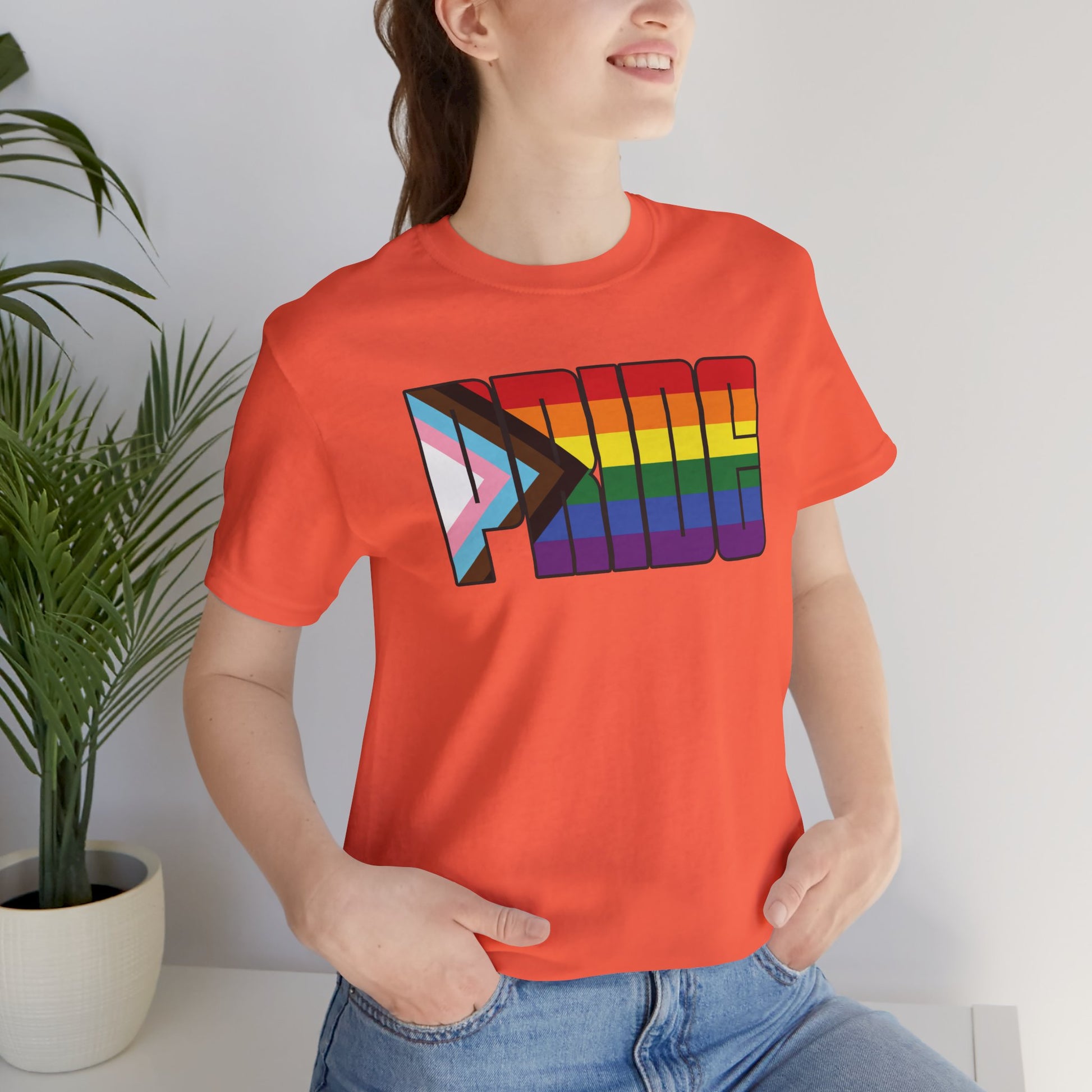 Rainbow Progress Pride Tee