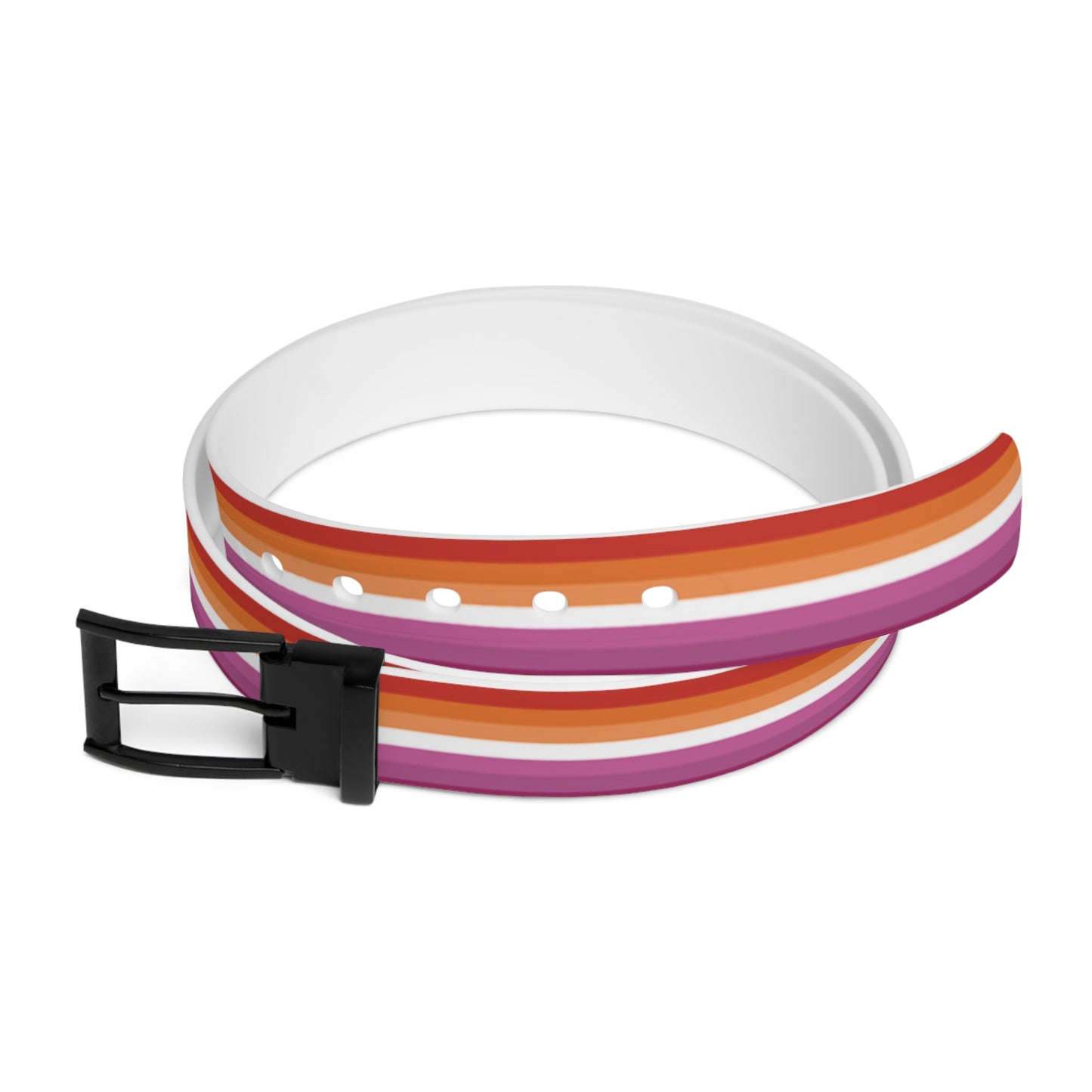 Lesbian Pride 7-Stripe Sunset Flag Belt