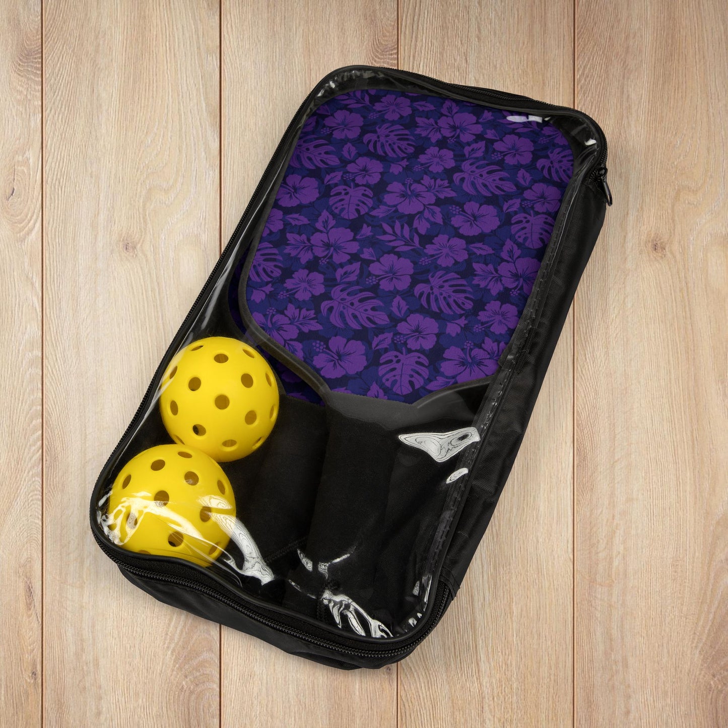 Purple & Blue Tropical Pickleball Paddles