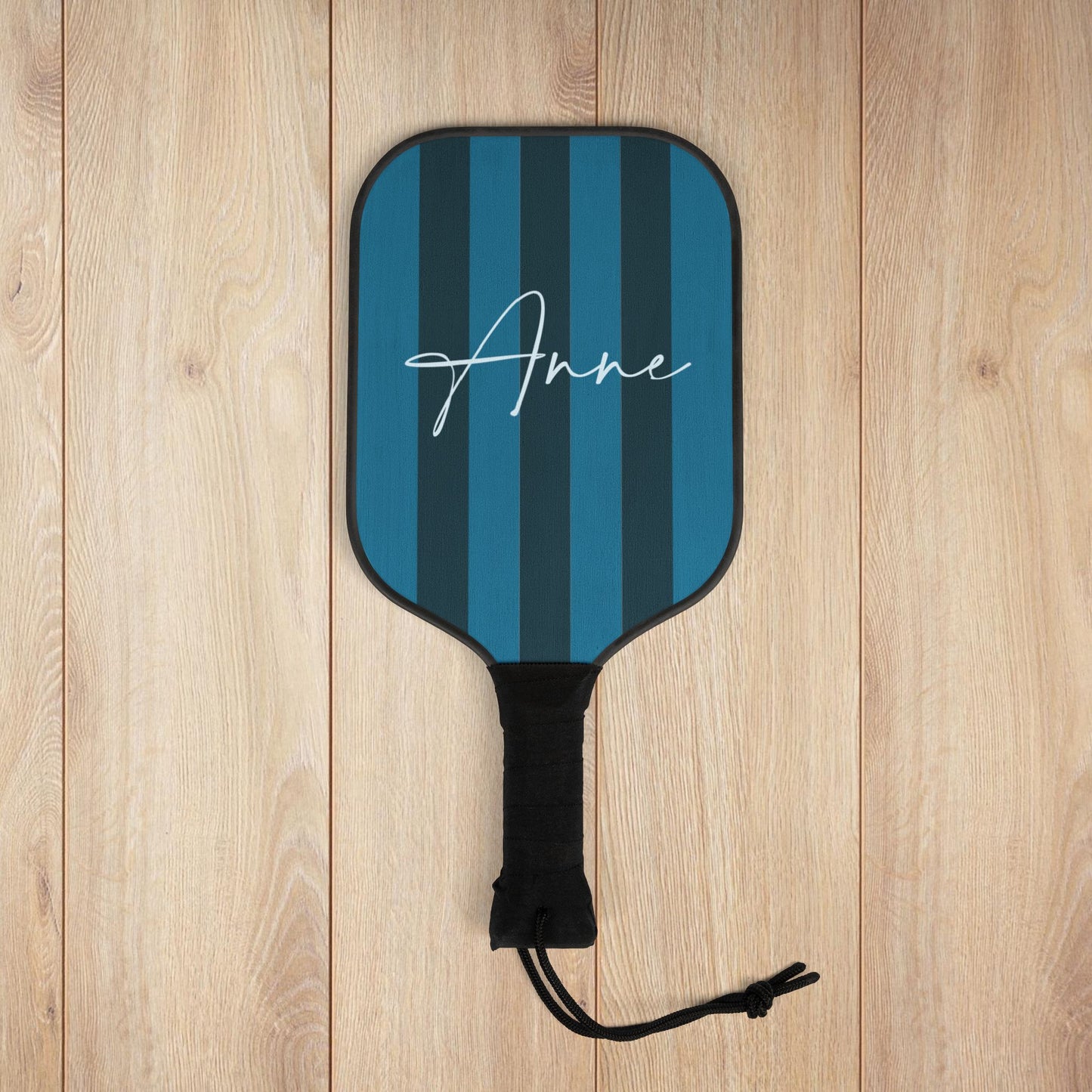 Blue Striped Pickleball Paddles