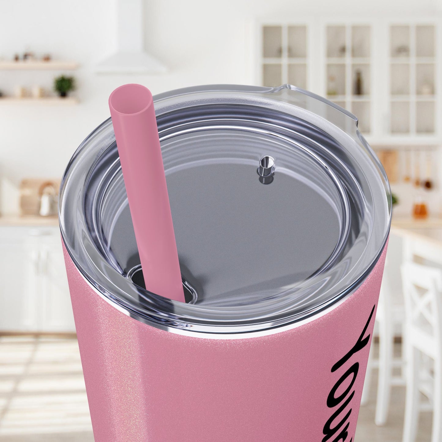Custom 20oz Skinny Tumbler with Straw