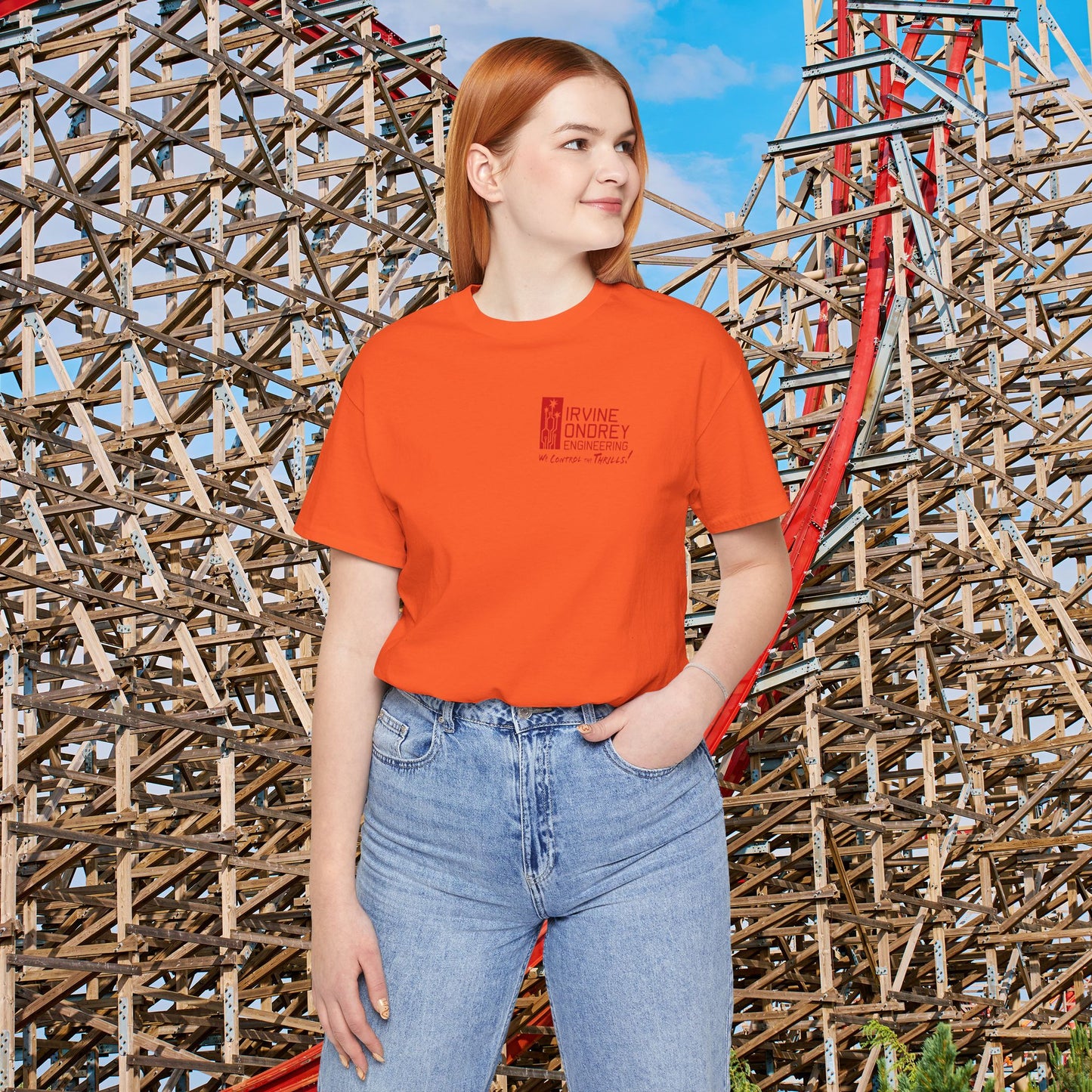 OG Woodie Tee (BACK graphic) • Irvine Ondrey Engineering