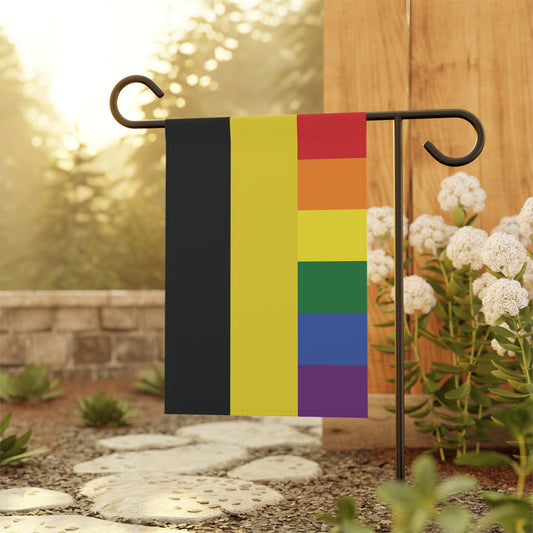 Pittsburgh Pride Colors Garden Flag Banner