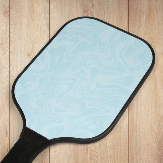 Light Blue Swirl Pickleball Paddles