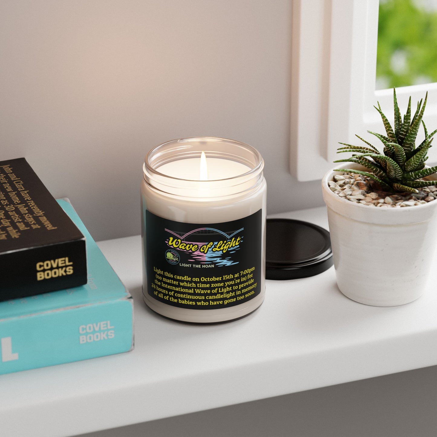 Mattie’s Memory Wave of Light, Light the Hoan Bridge 9oz Candle, Milwaukee Wisconsin Infant & Pregnancy Loss Charity