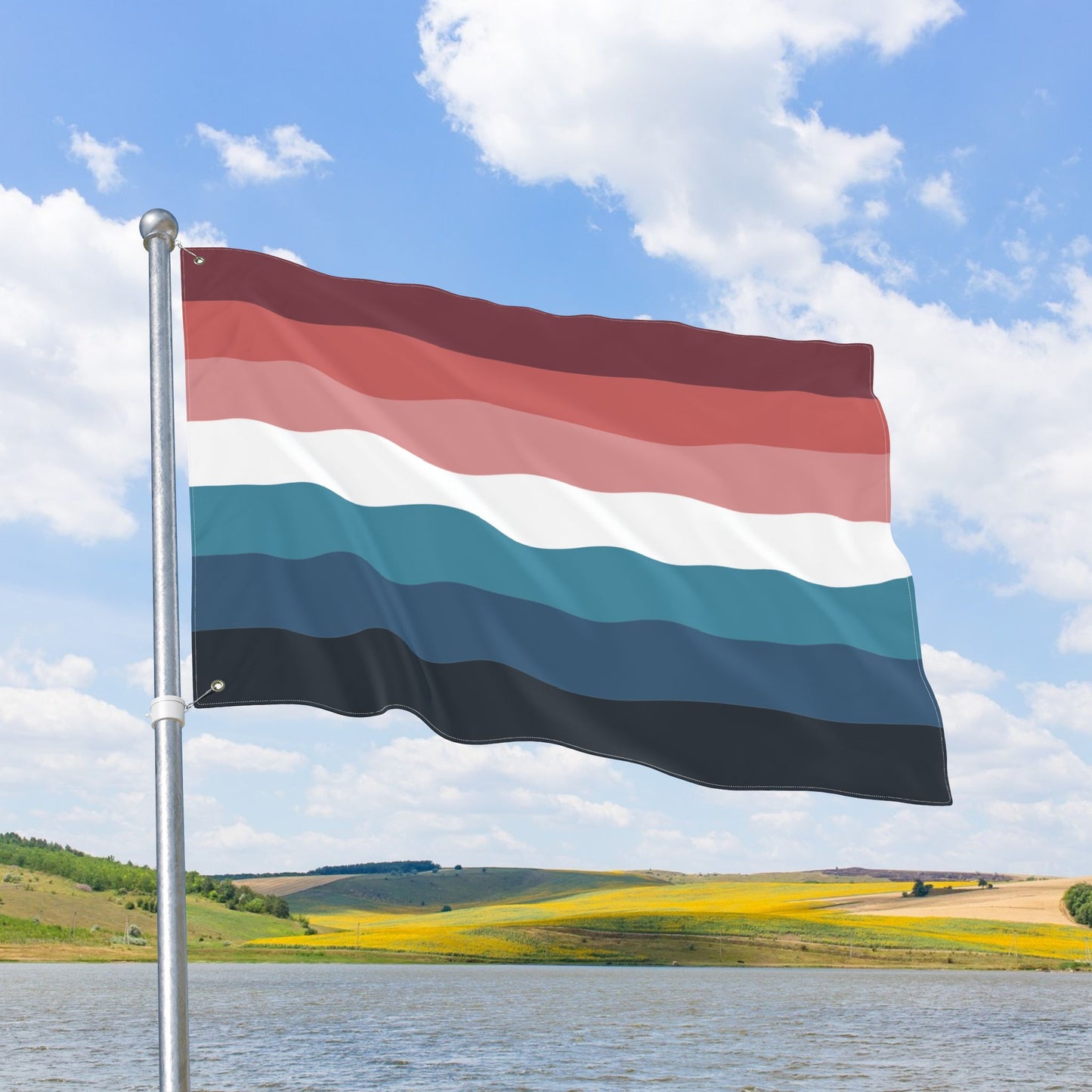 Nebularomantic Double-Sided Pride Flag with Grommets