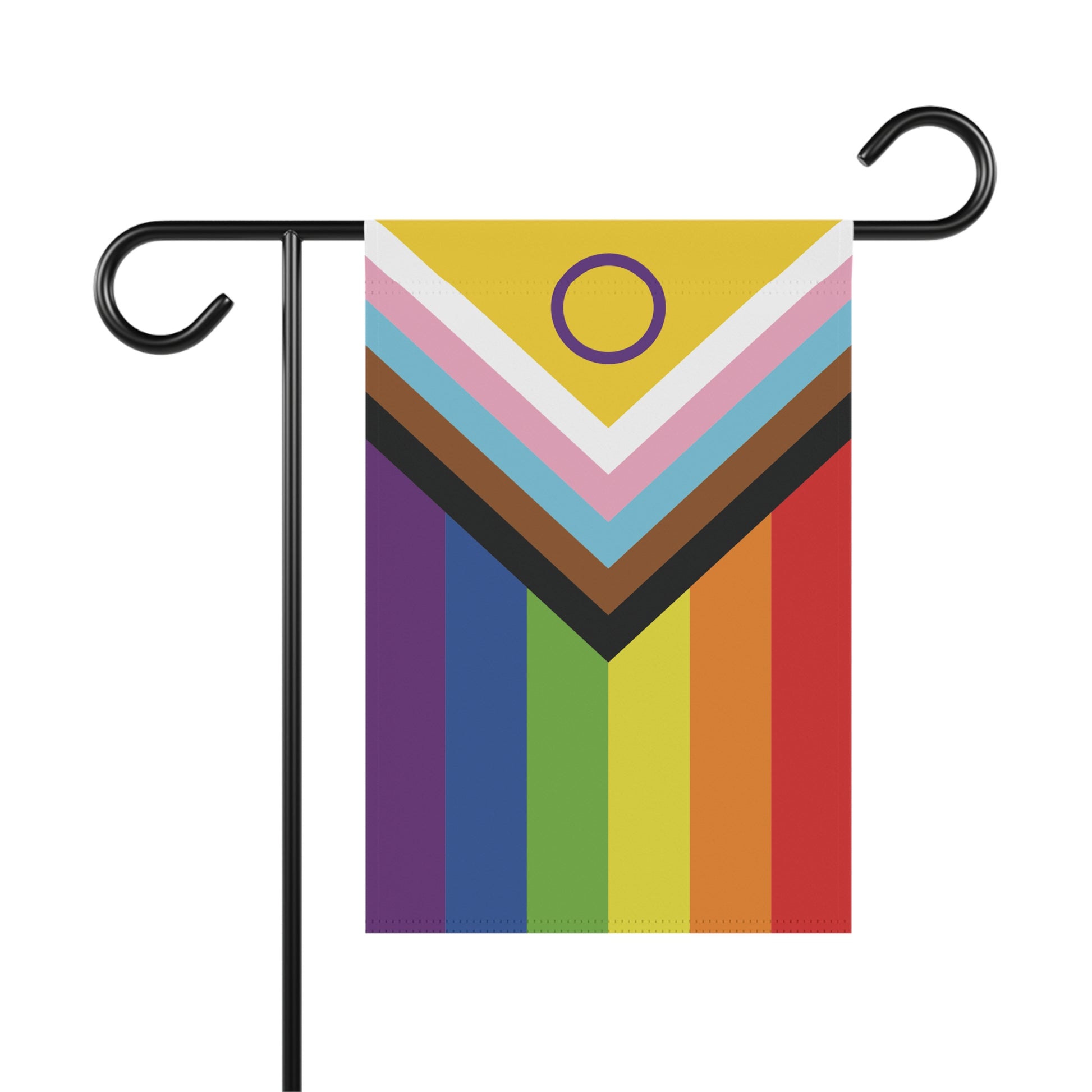 Intersex-Inclusive Rainbow Pride Garden Banner