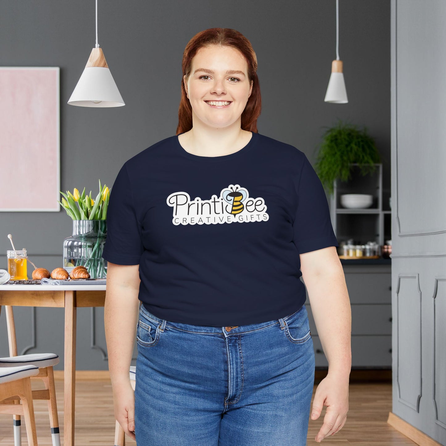 Camiseta con logotipo PrintiBee