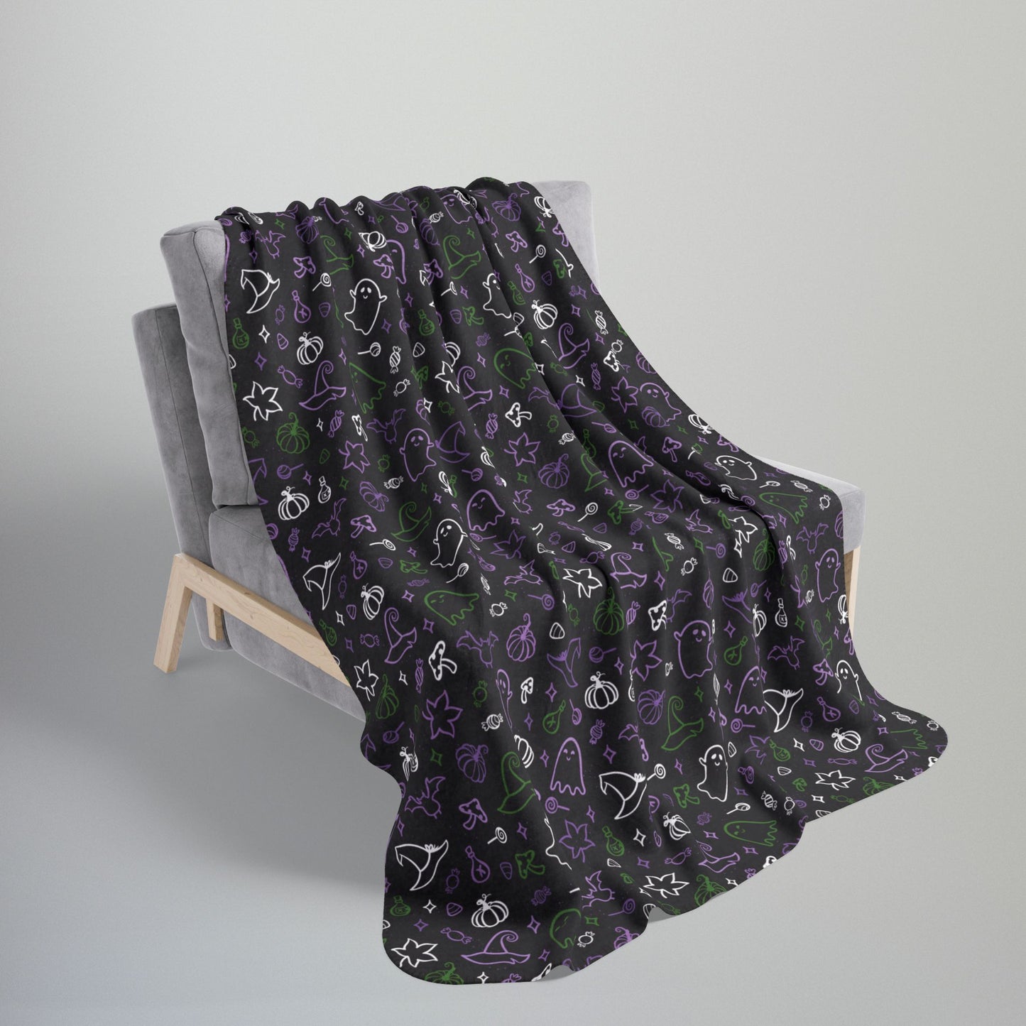 Genderqueer Pride Halloween Fleece Sherpa Blanket