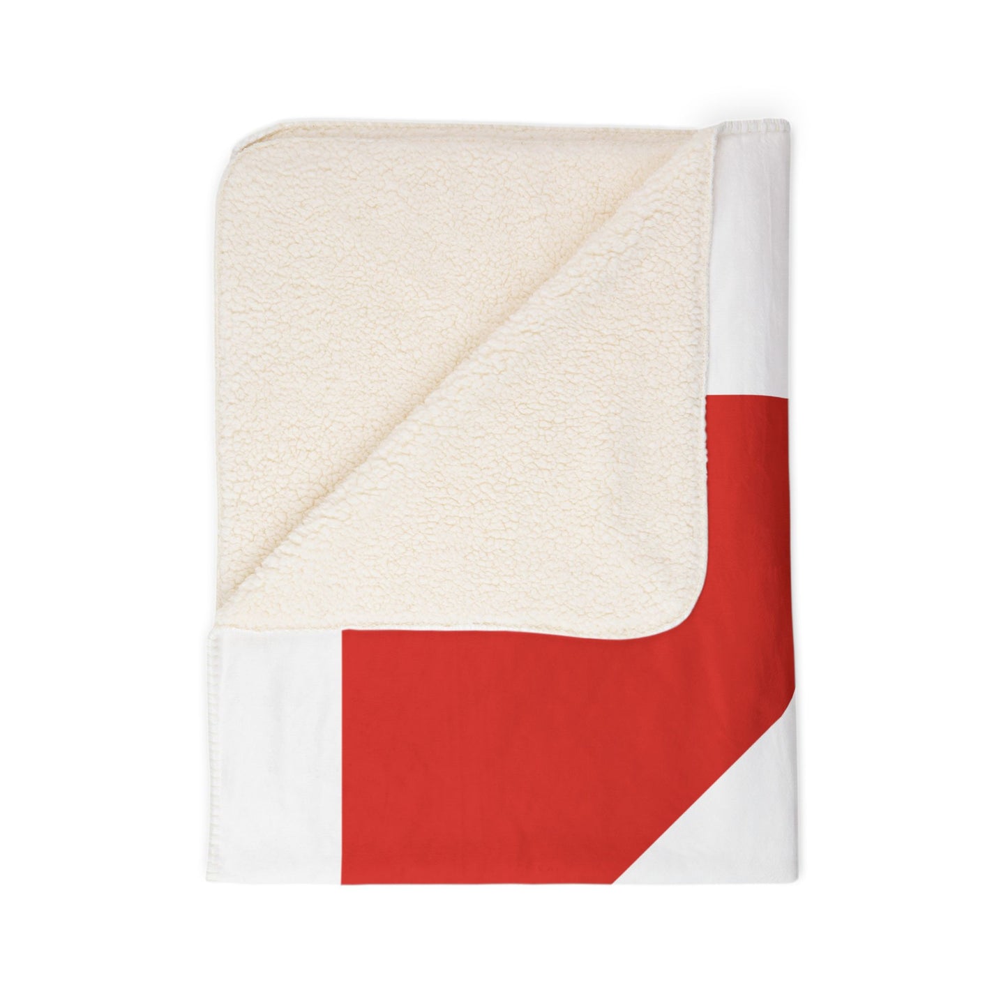 AMC Logo White Fleece Sherpa Blanket