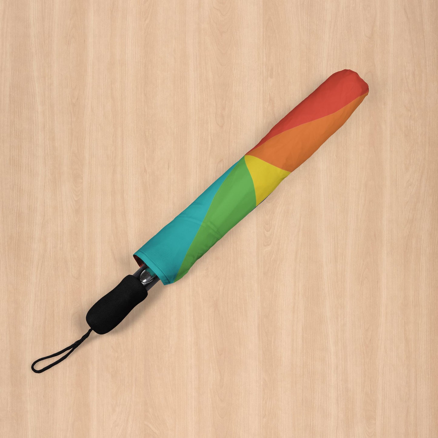Rainbow Teal Pride Umbrella