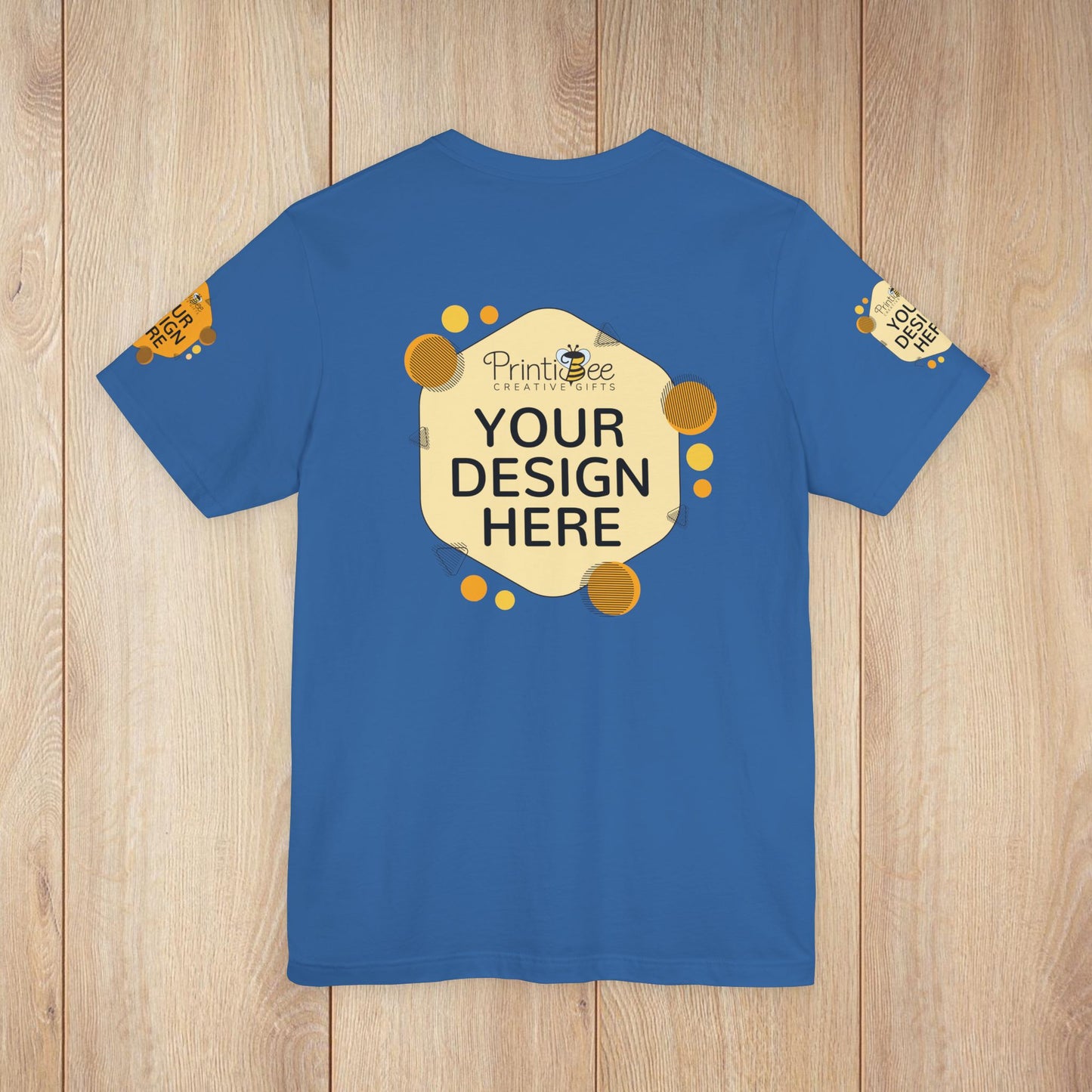 Custom Blue & Teal Tees for BELLA+CANVAS® 3001