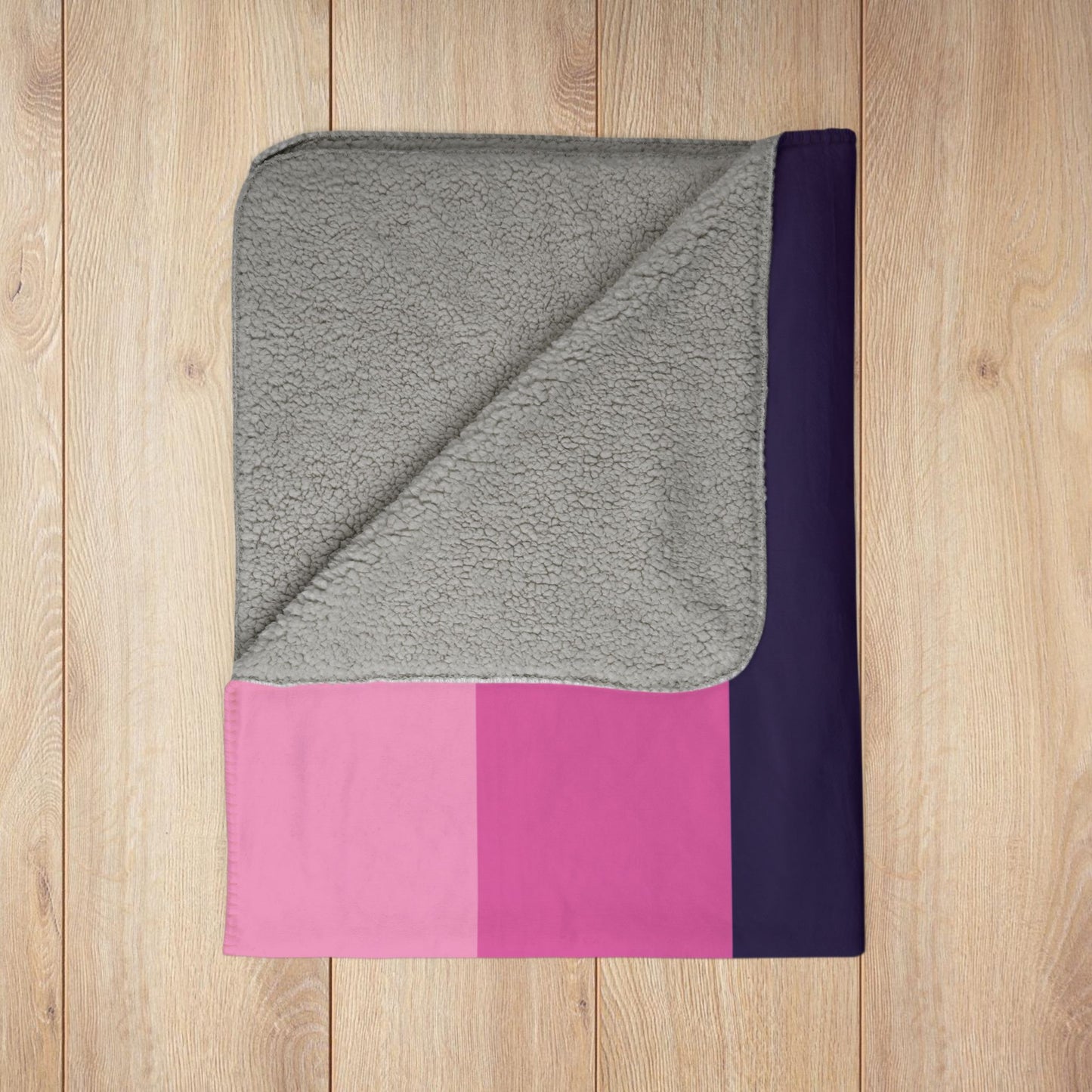 Fleece Sherpa Omnisexual Pride Flag Blanket