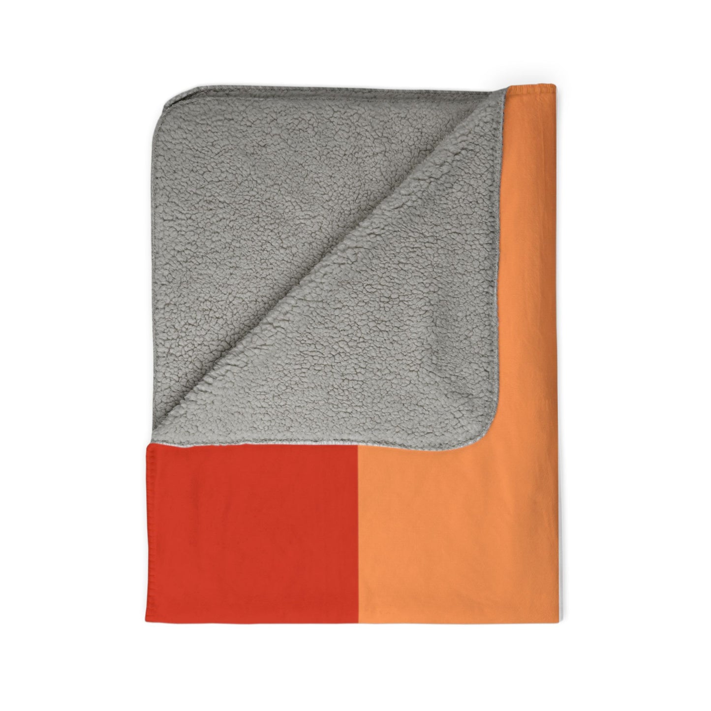 Lesbian Sunset Pride Flag Fleece Sherpa Blanket