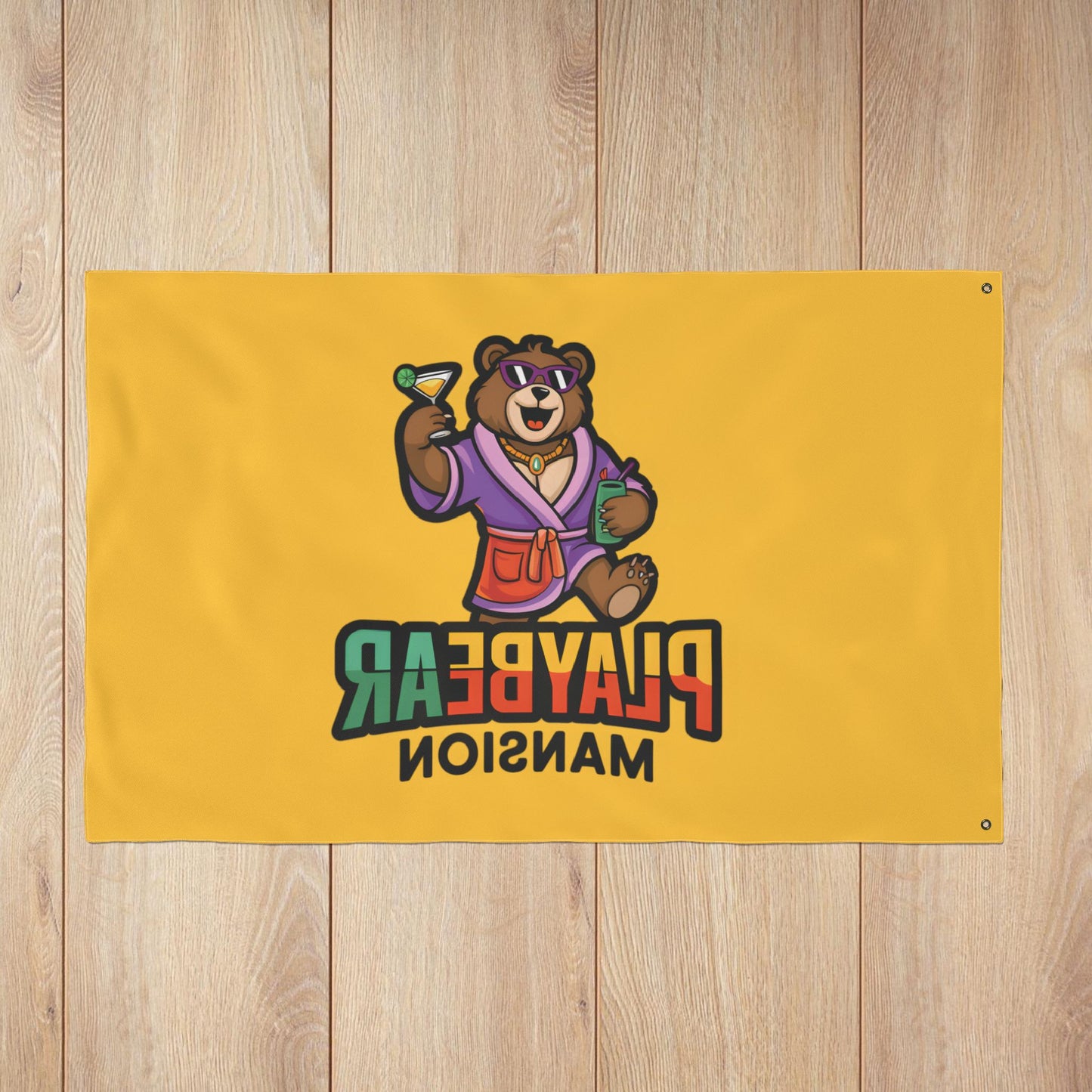 Playbear Mansion Double-Sided Flag with Grommets