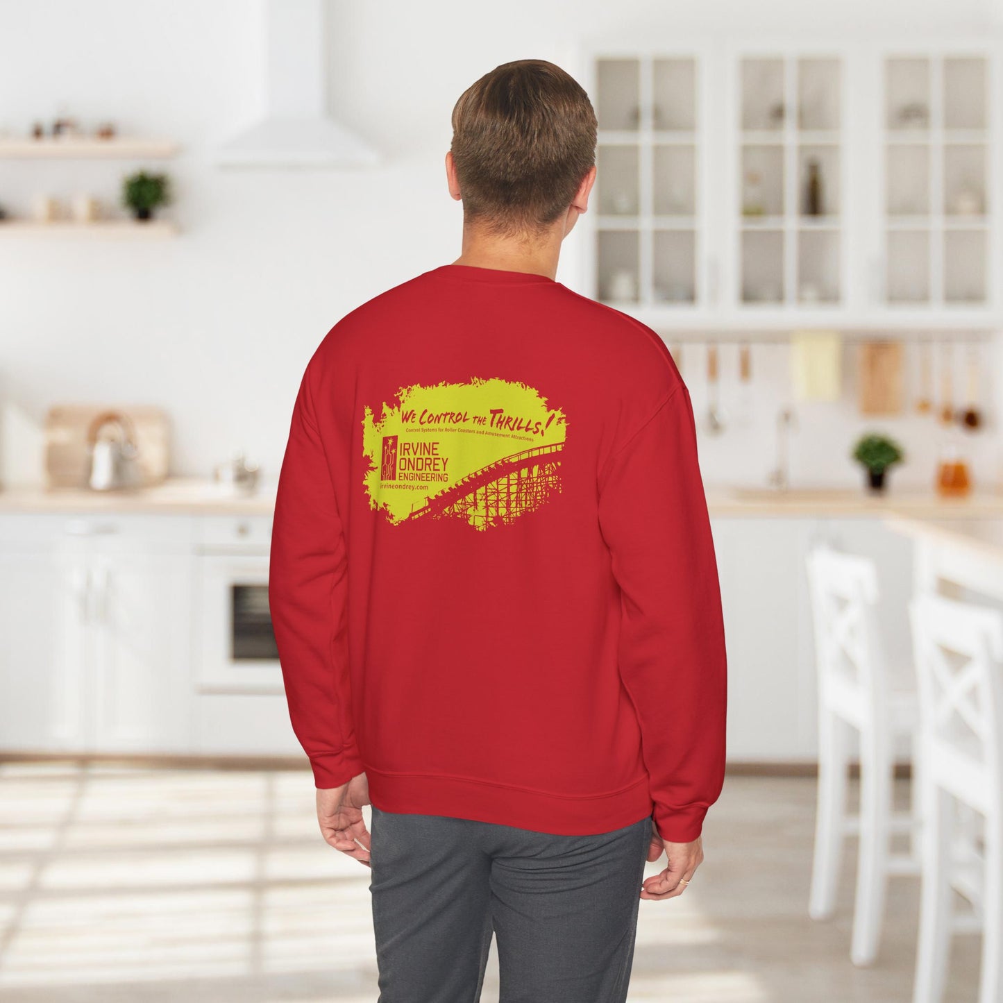 OG Woodie Sweatshirt (BACK graphic) • Irvine Ondrey Engineering