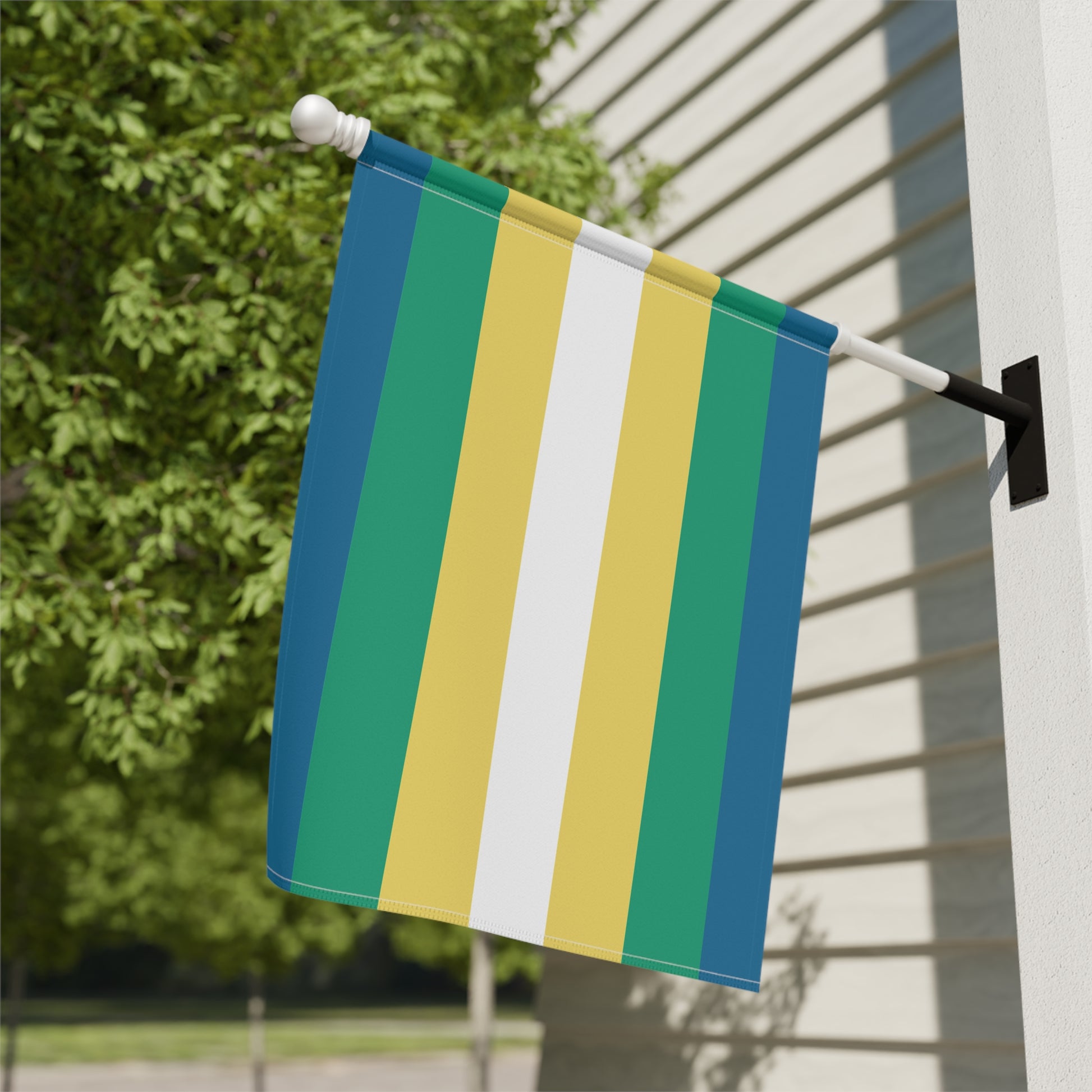 Non-Binary Boy Pride Garden Banner
