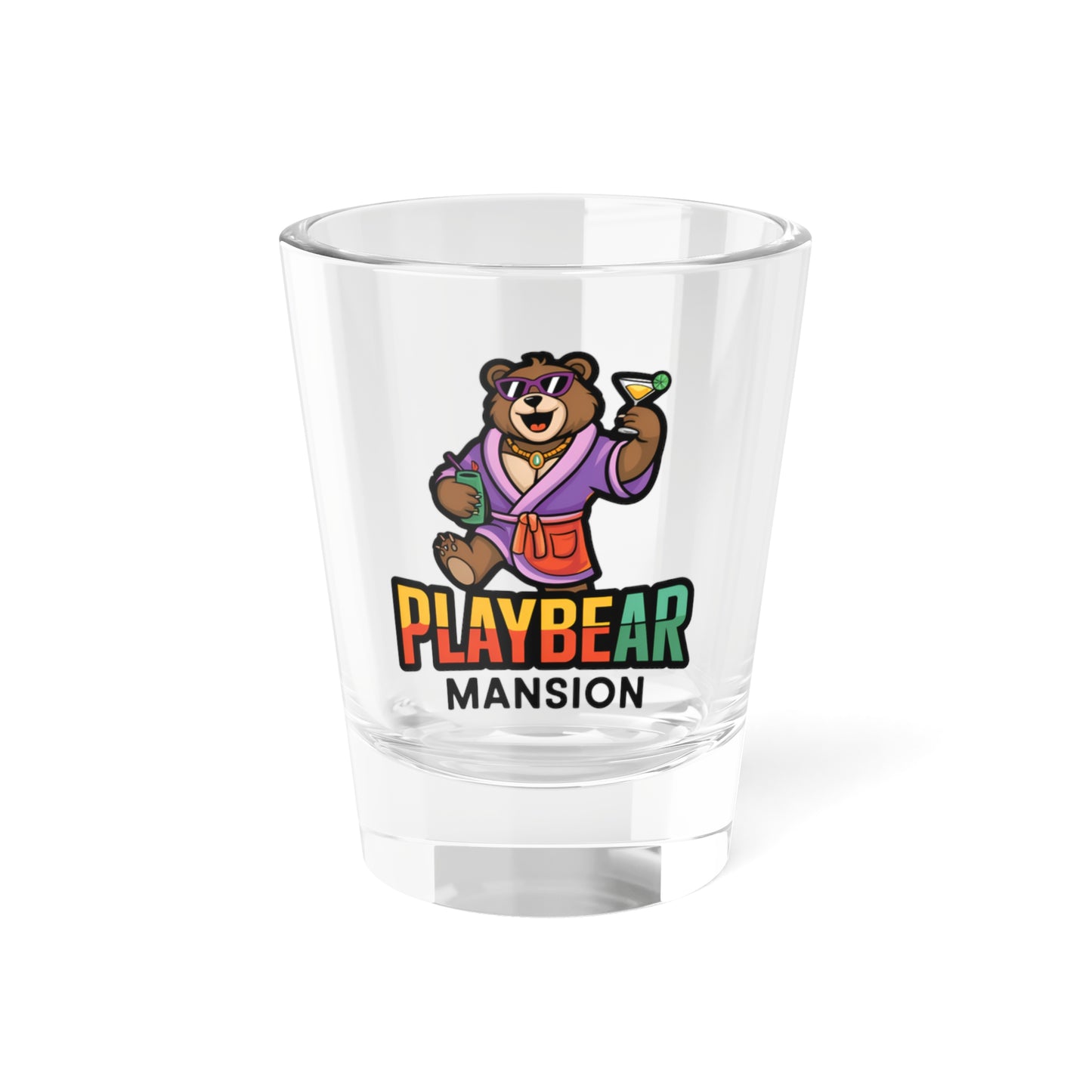 Playbear Mansion Shot Glass