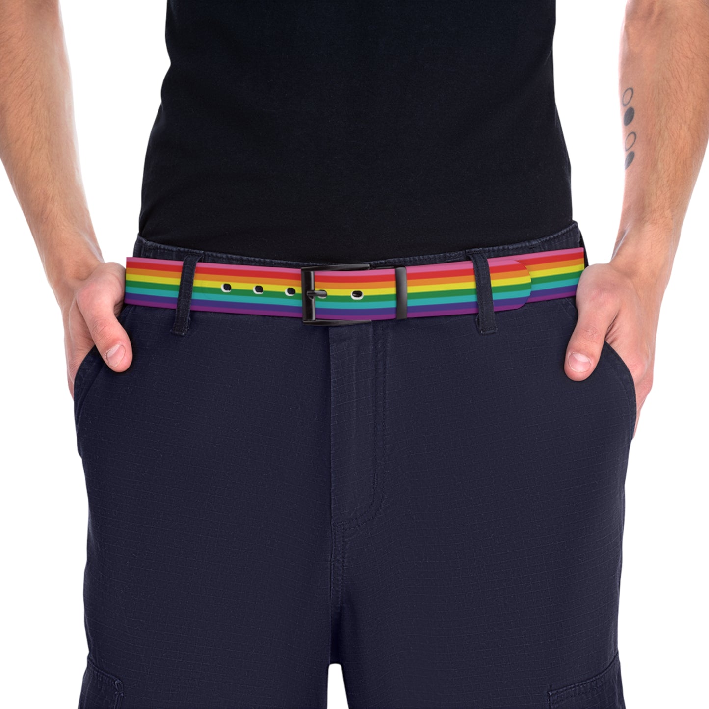 Rainbow Pride Gilbert Baker Flag Belt