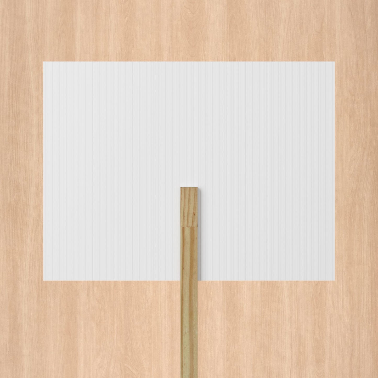 No Kings Light Blue Protest Sign