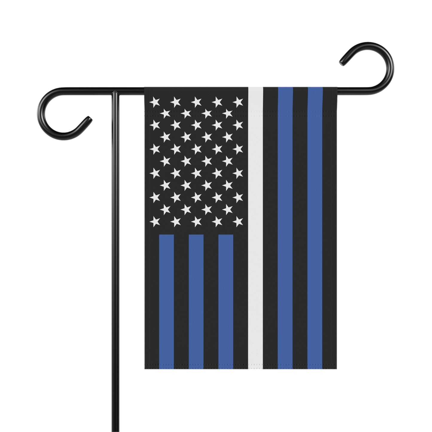 USA Thin White Line American Flag Garden Flag Banner