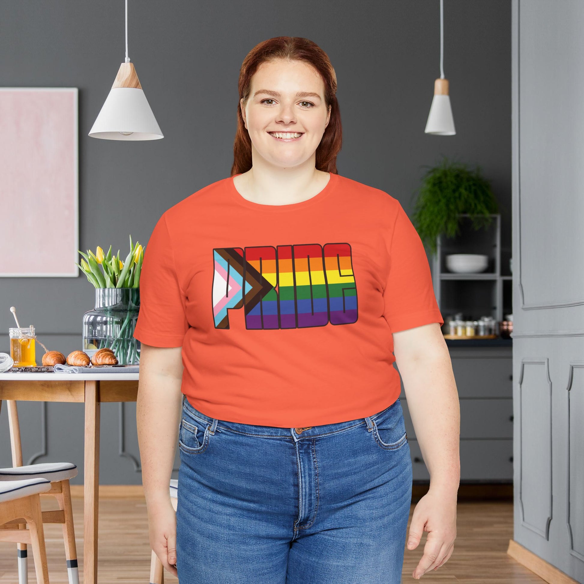 Rainbow Progress Pride Tee