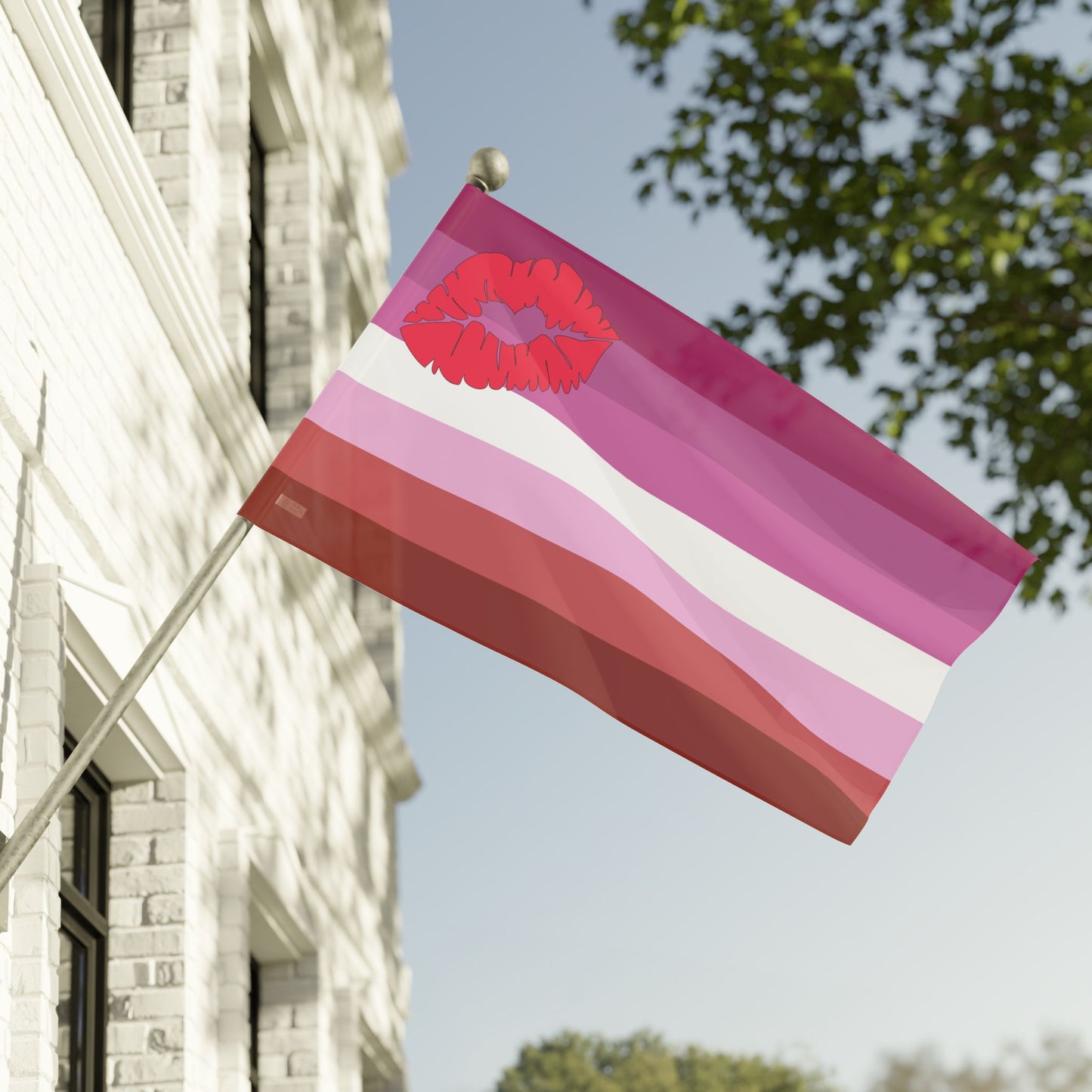 60" x 36" Lipstick Lesbian Pink Pride Flag