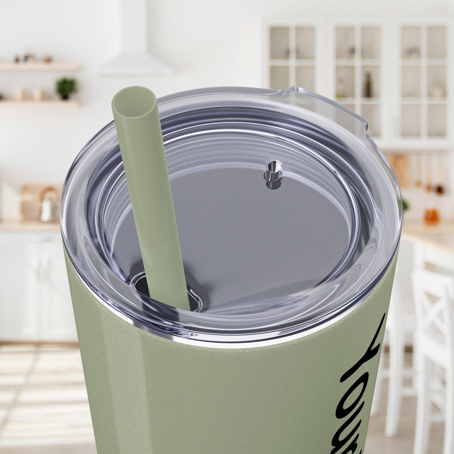 Custom 20oz Skinny Tumbler with Straw