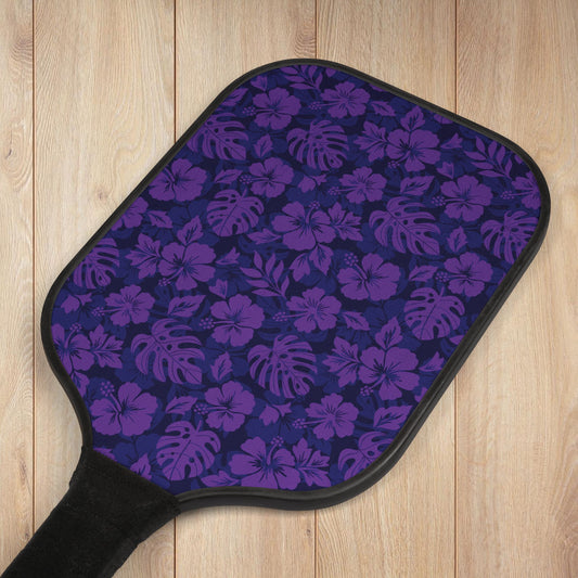 Purple & Blue Tropical Pickleball Paddles