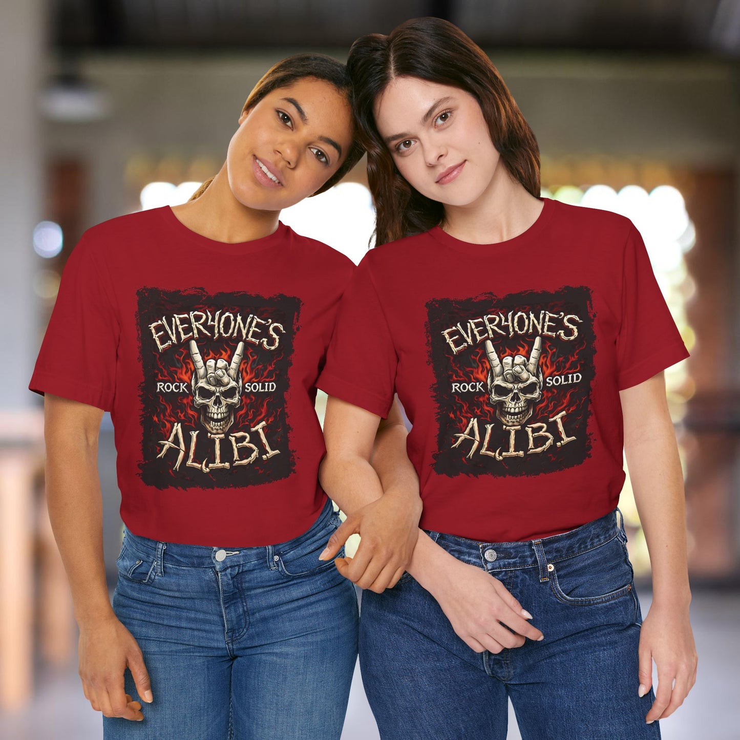 Everyone's Alibi Skull Hand T-Shirt