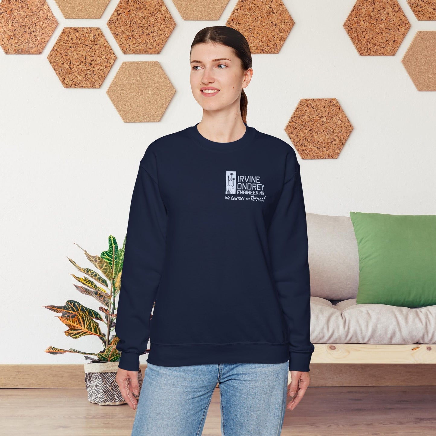 OG Woodie Sweatshirt (BACK graphic) • Irvine Ondrey Engineering