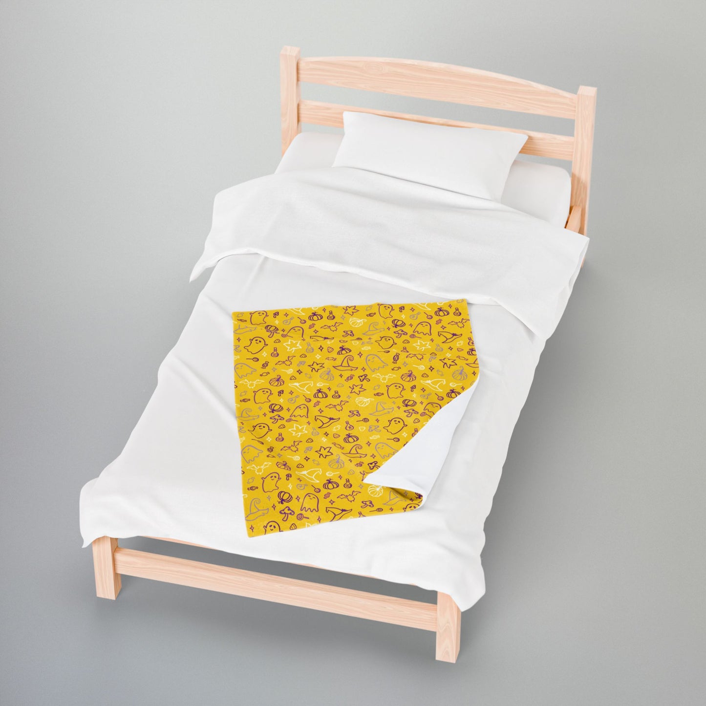 Intersex Pride Halloween Yellow Velveteen Plush Blanket