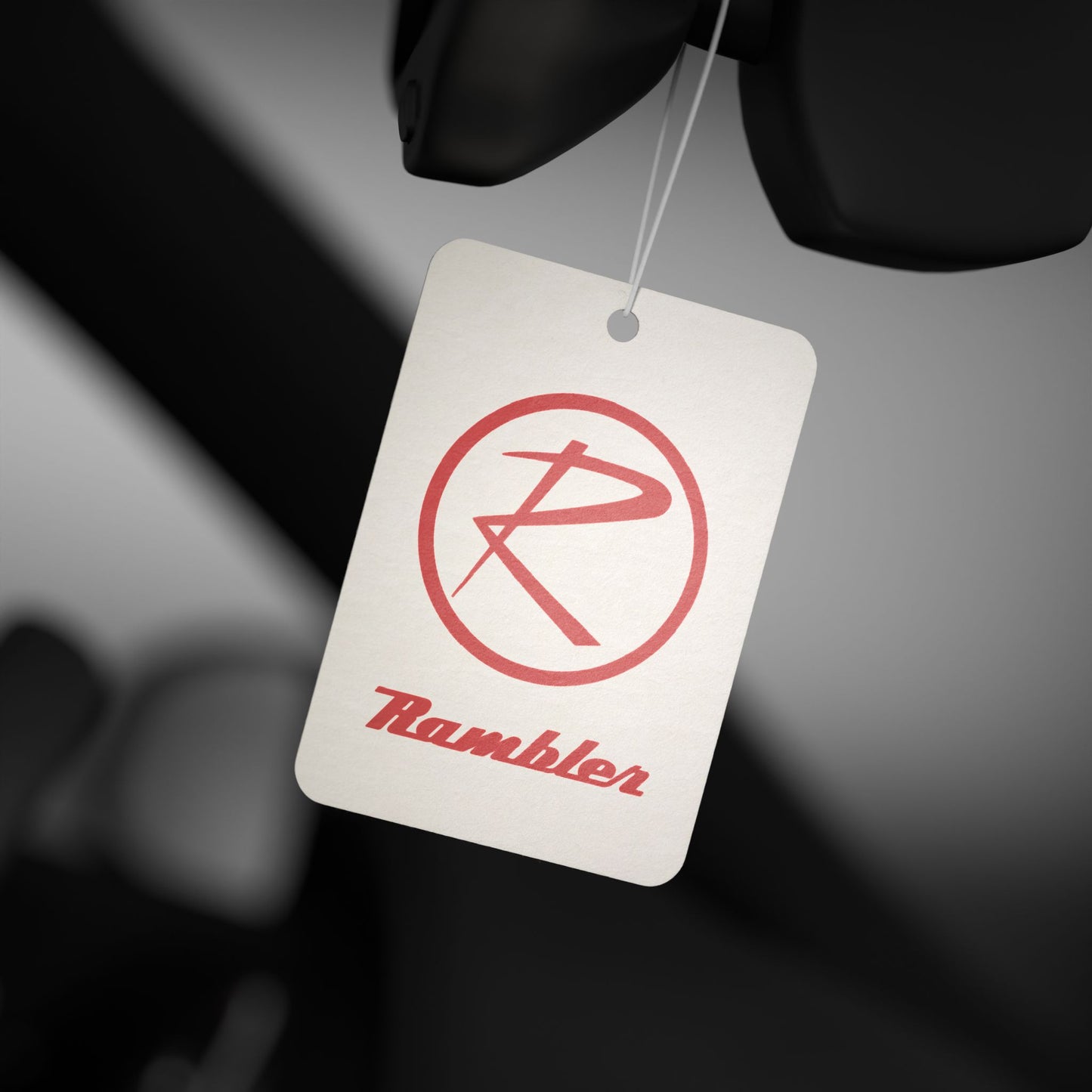 Rambler Red Logos Custom Air Freshener