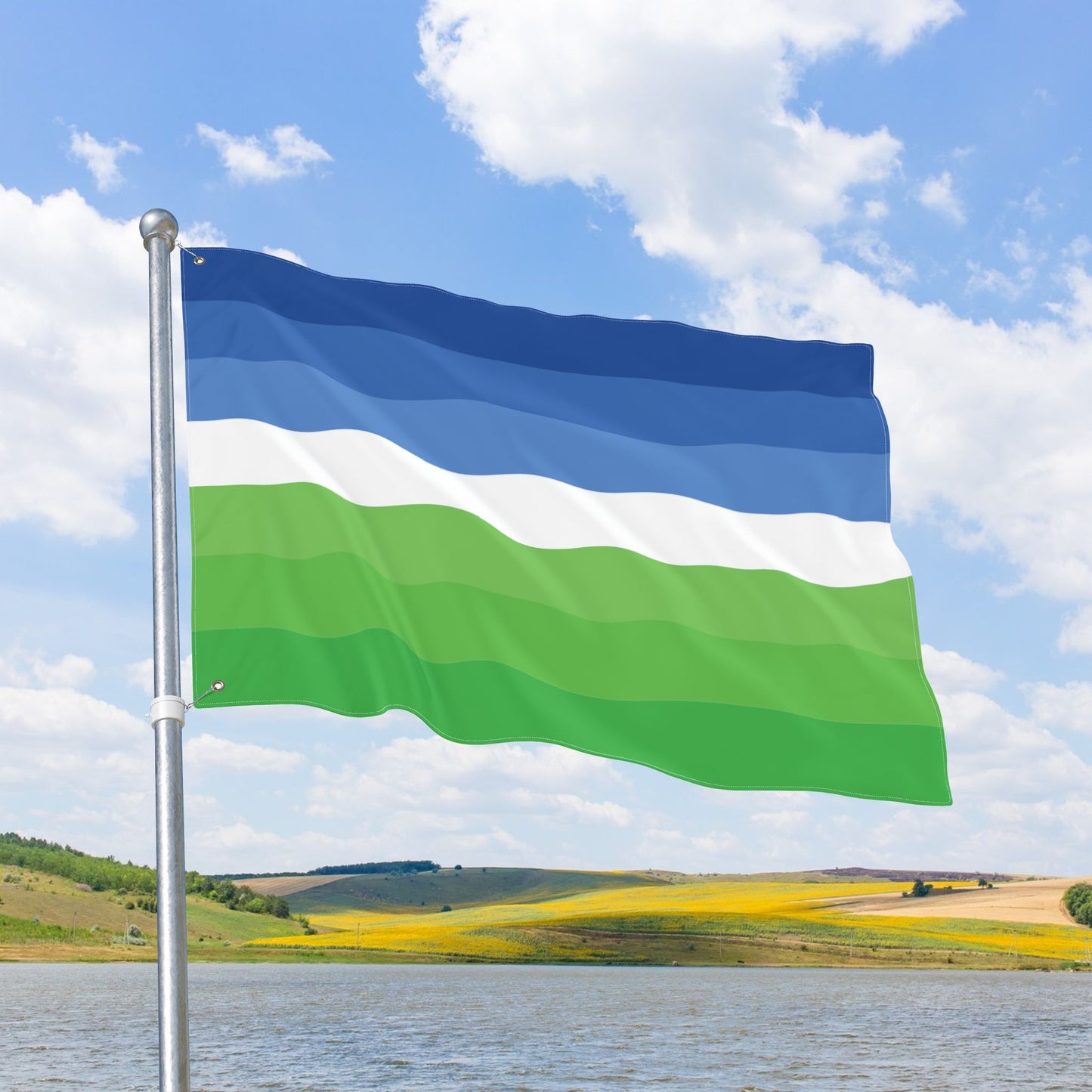 Leafsexual Double-Sided Pride Flag with Grommets
