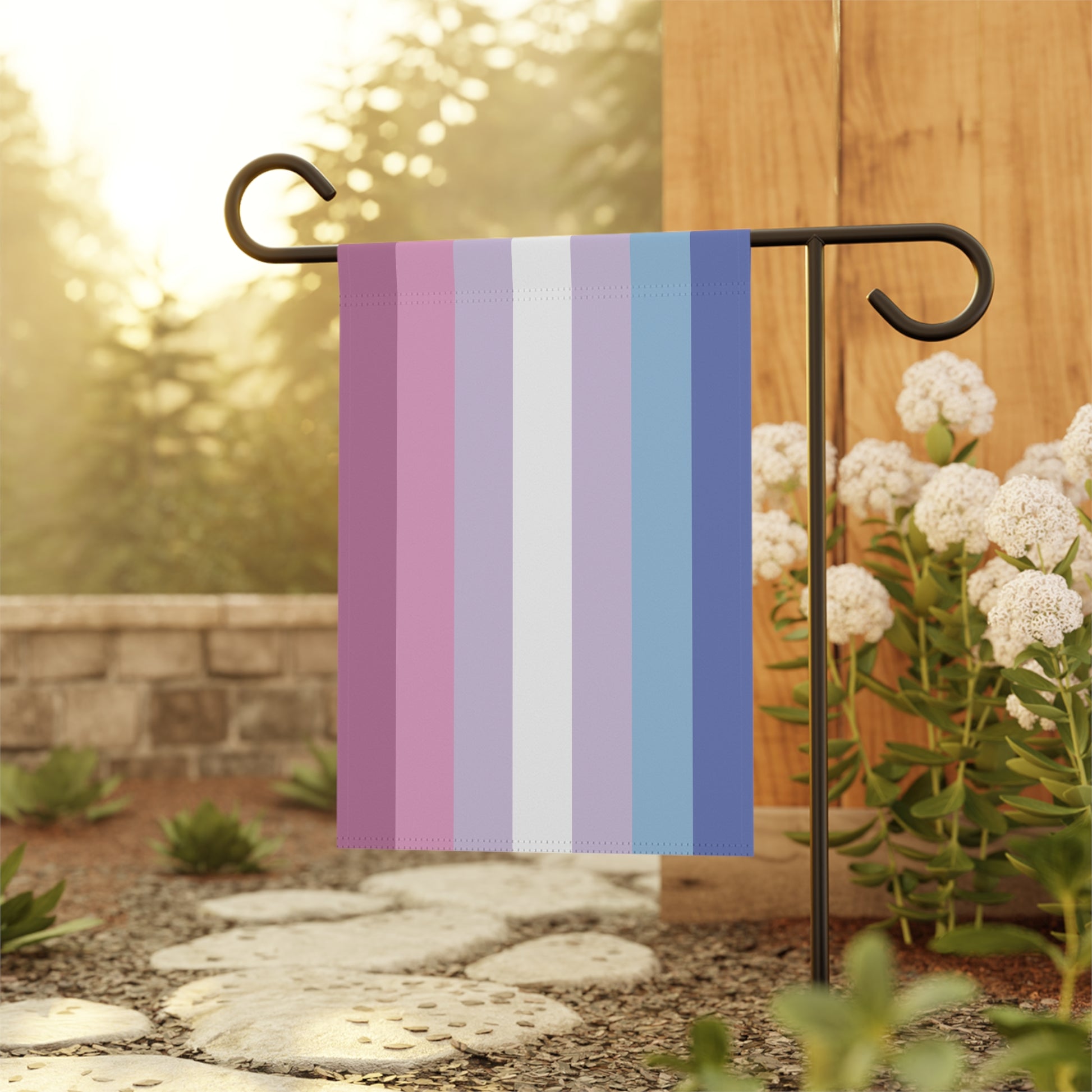 Bigender Pride Garden Banner