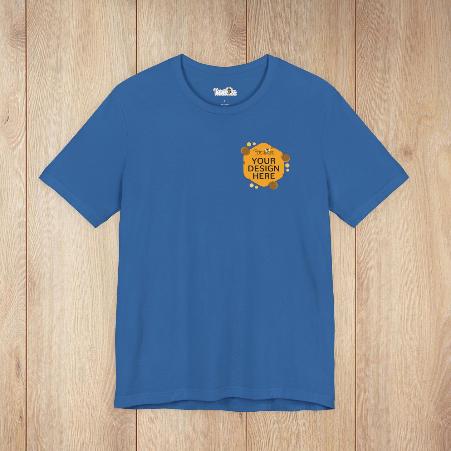 Custom Blue & Teal Tees for BELLA+CANVAS® 3001