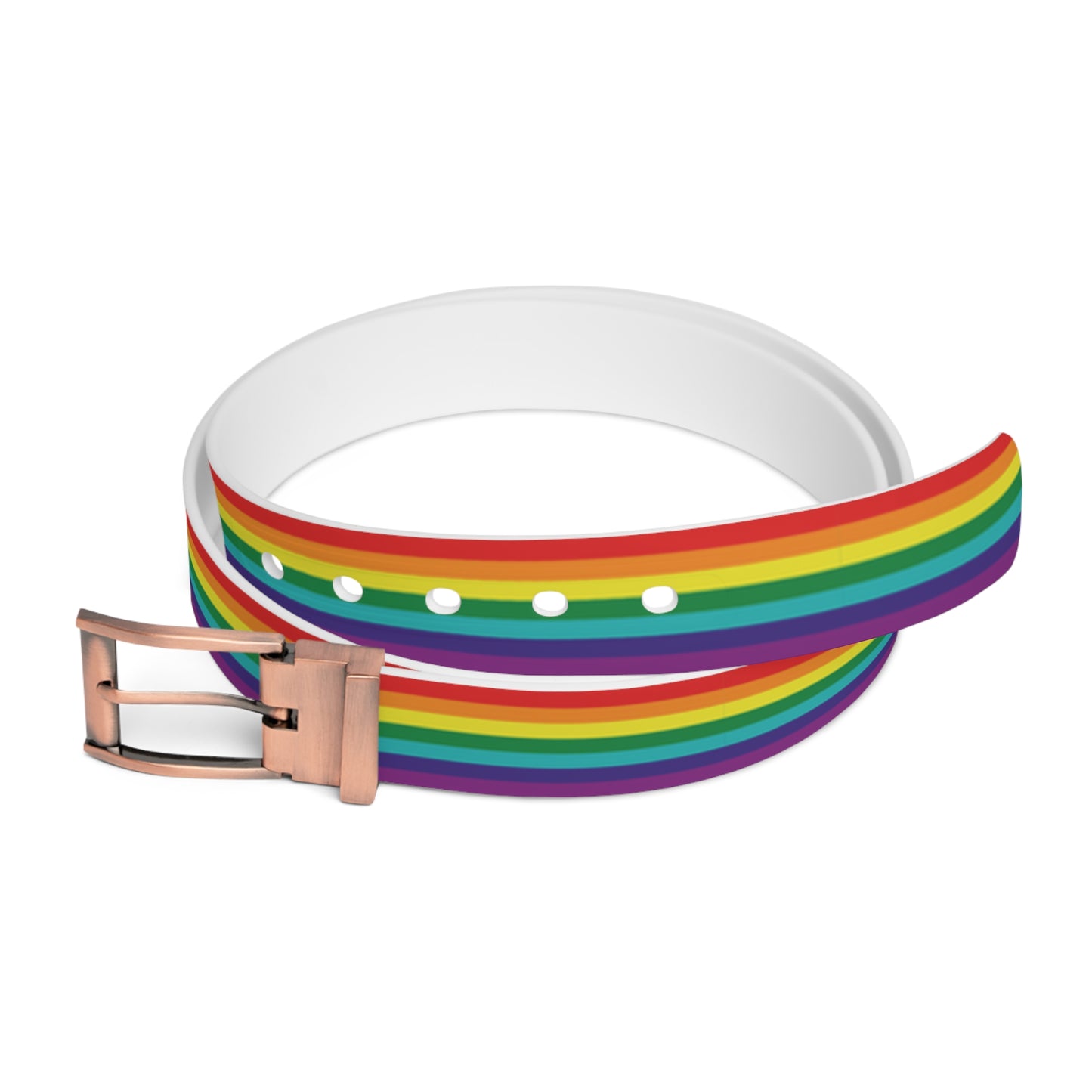 Rainbow Pride 7-Stripe Flag Belt
