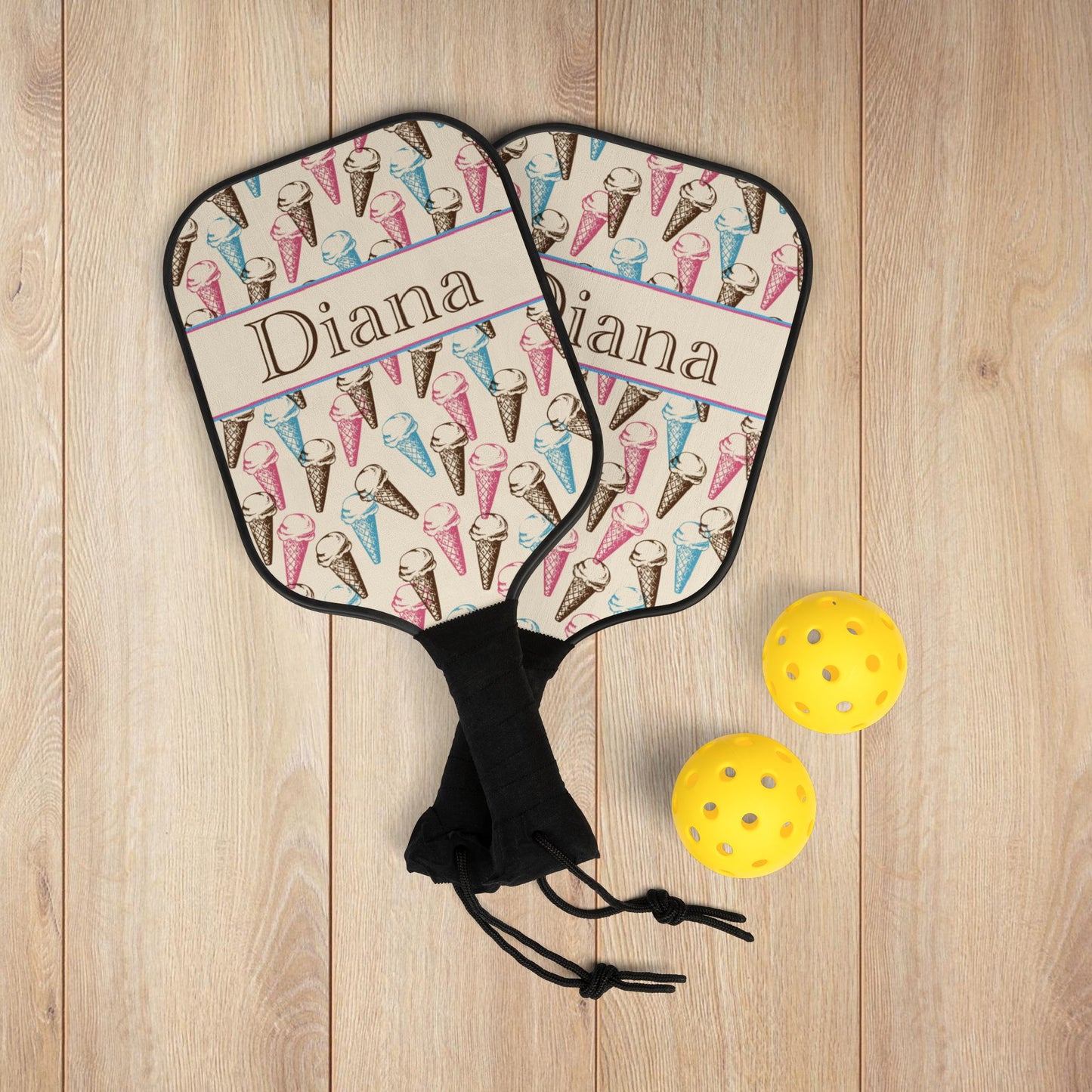 Ice Cream Pickleball Paddles