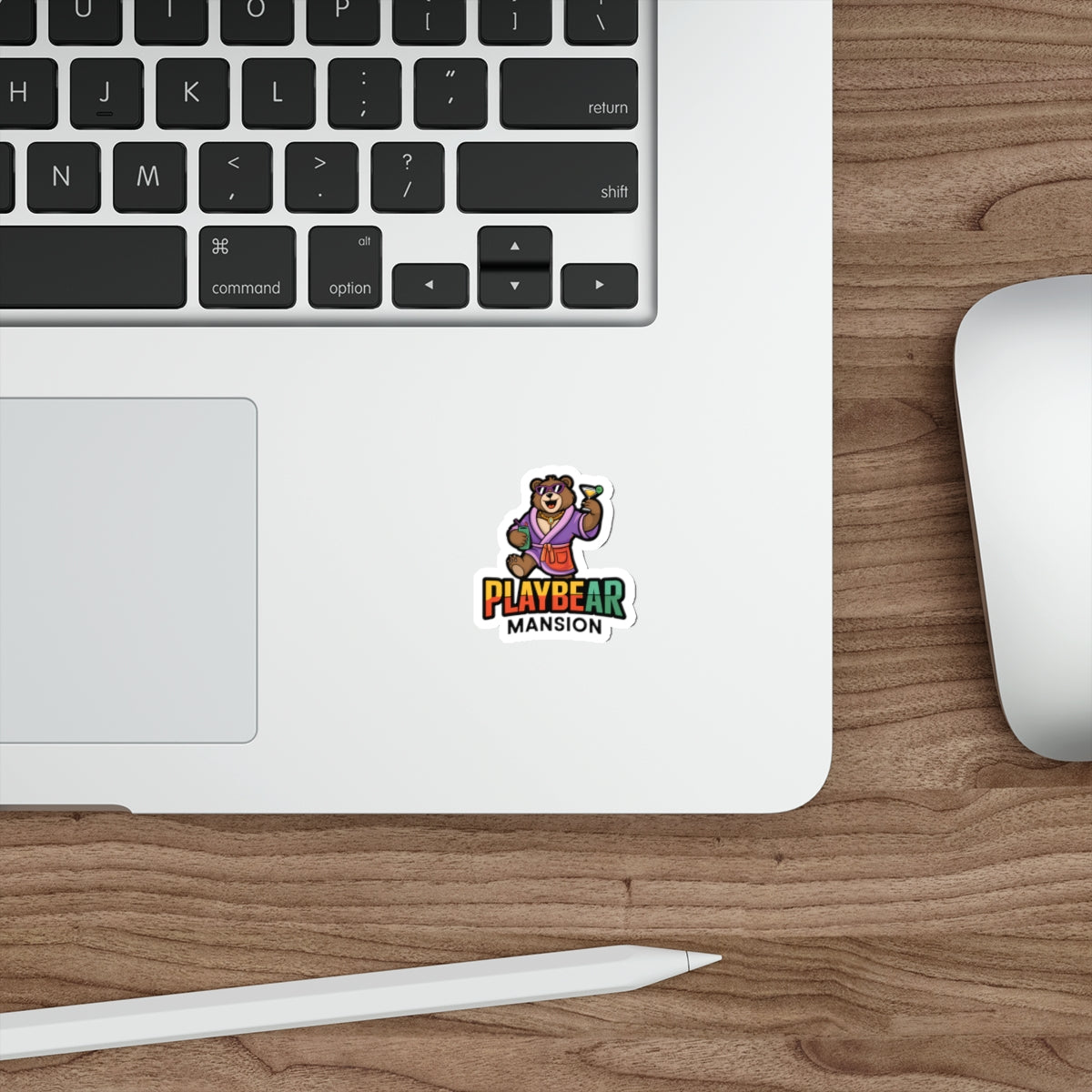 Playful Bear Die-Cut Stickers