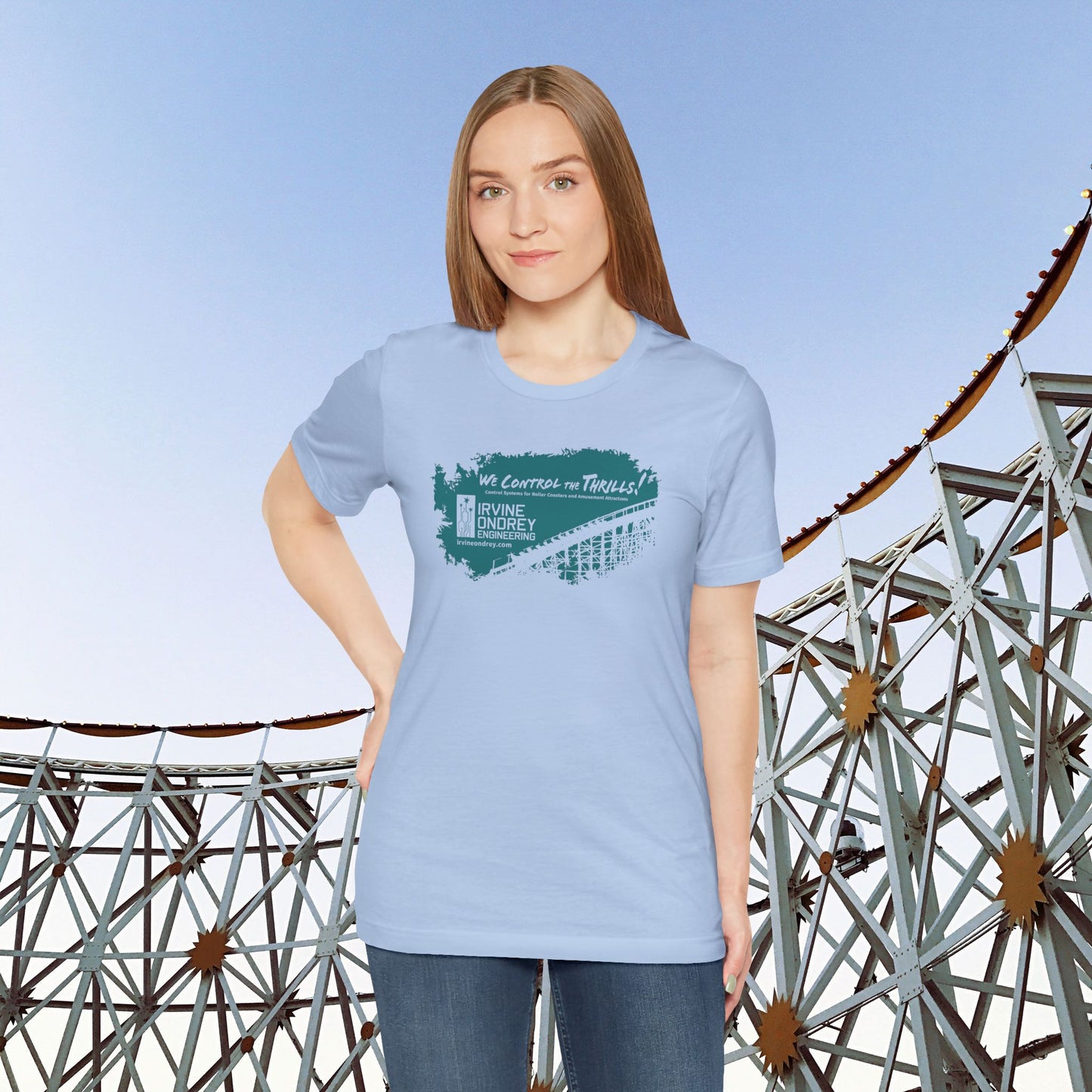 OG Woodie Tee (FRONT graphic) • Irvine Ondrey Engineering