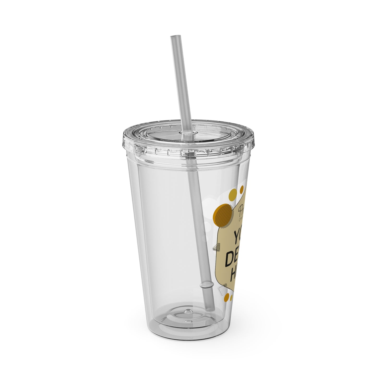 Custom 16oz Tumbler with Straw