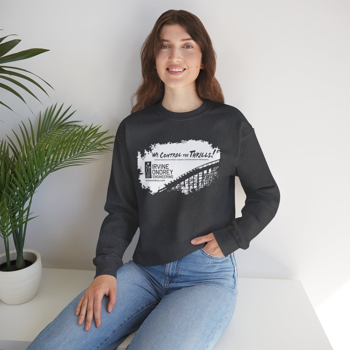 OG Woodie Sweatshirt (FRONT graphic) • Irvine Ondrey Engineering